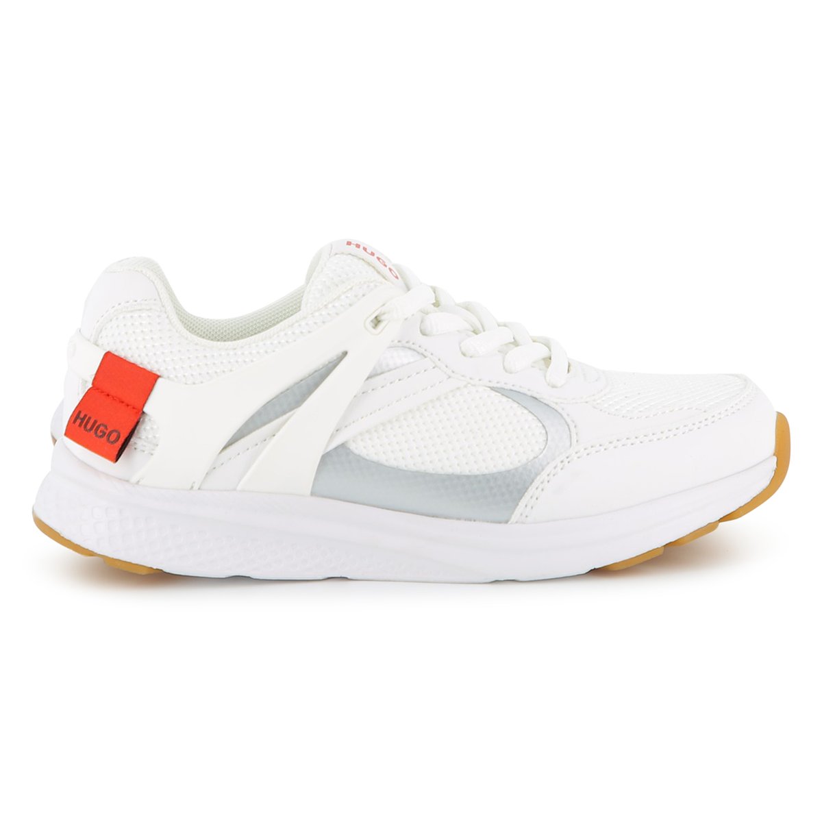 Basket à lacets blanc, HUGO KIDSWEAR