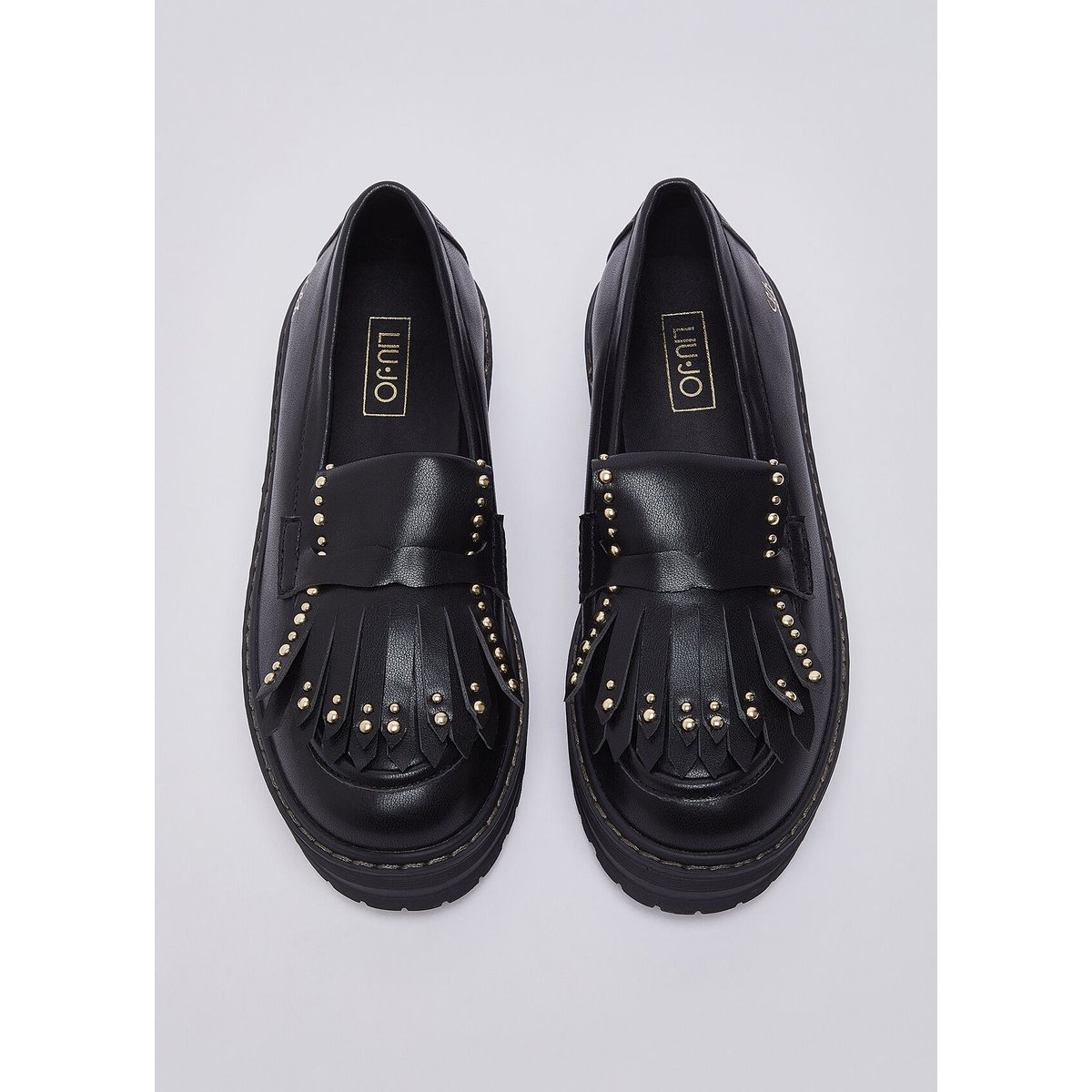 Mocassins avec franges noir, LIU JO