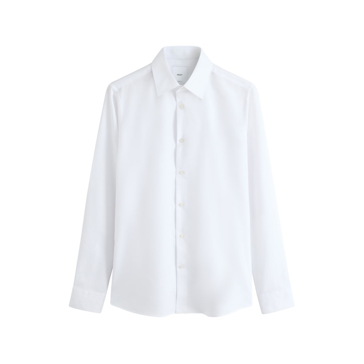 Chemise slim entretien facile, lot de 2 bleu/blanc, NEXT