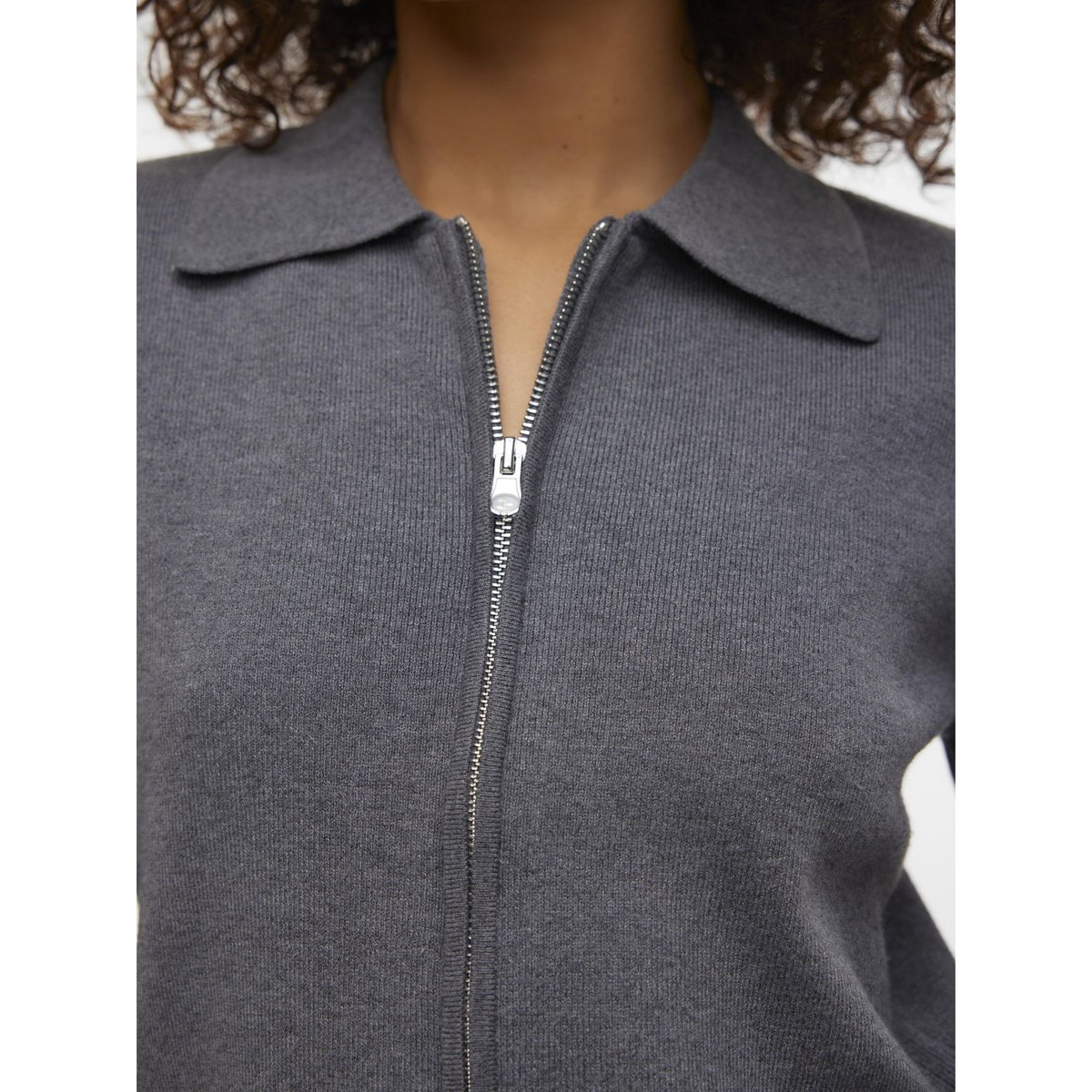 Cardigan dark grey melange 1, VERO MODA