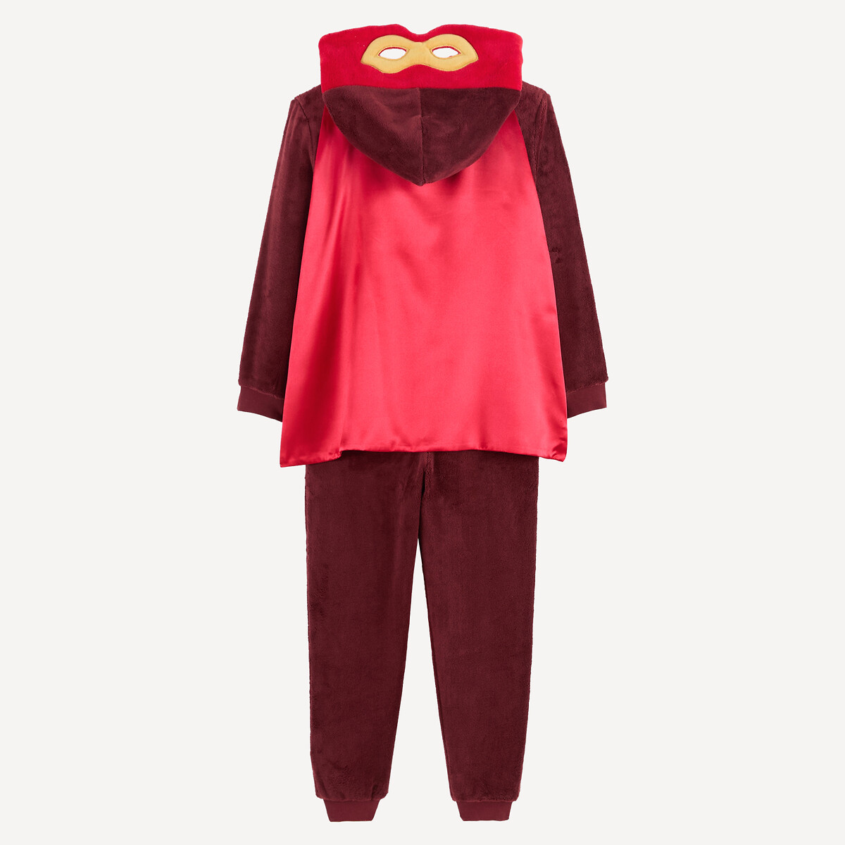 Surpyjama super-héros à capuche, avec masque et cape amovibles, en polaire multicolore, LA REDOUTE COLLECTIONS