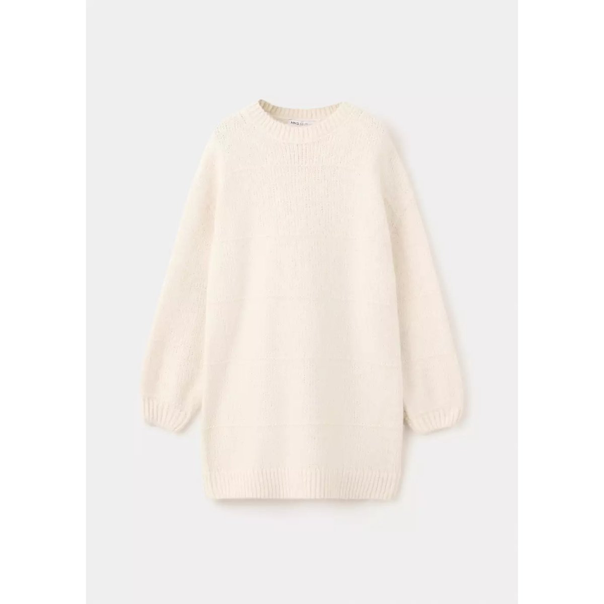 Robe midi maille beige, MANGO KIDS