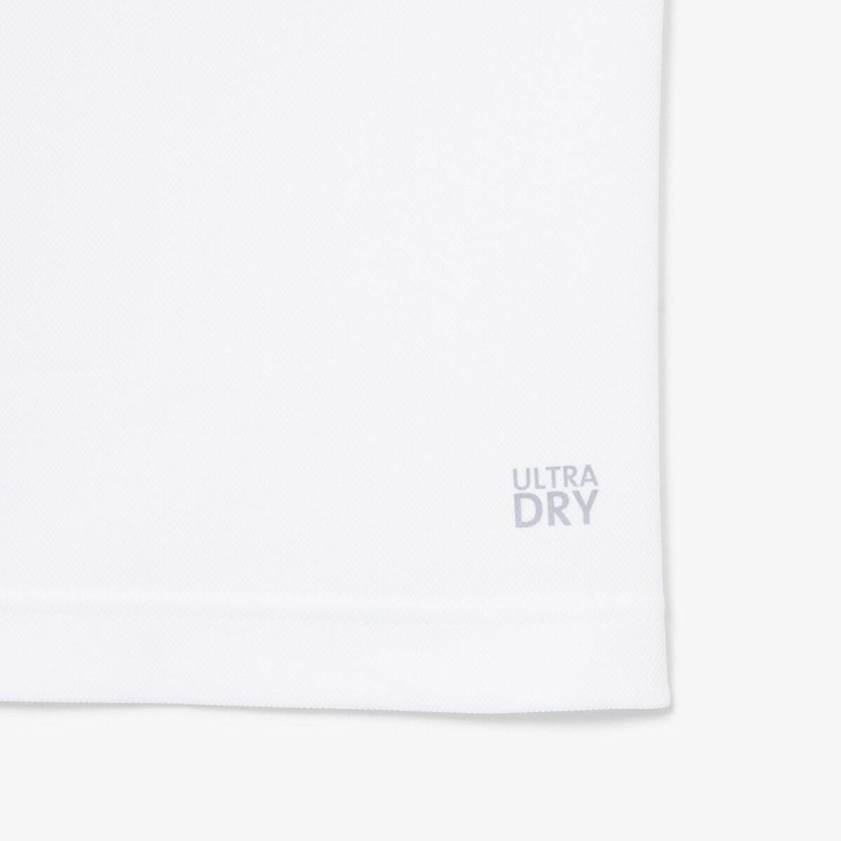 T-shirt Off Court regular fit ultra dry e UPF 50 bianco, LACOSTE