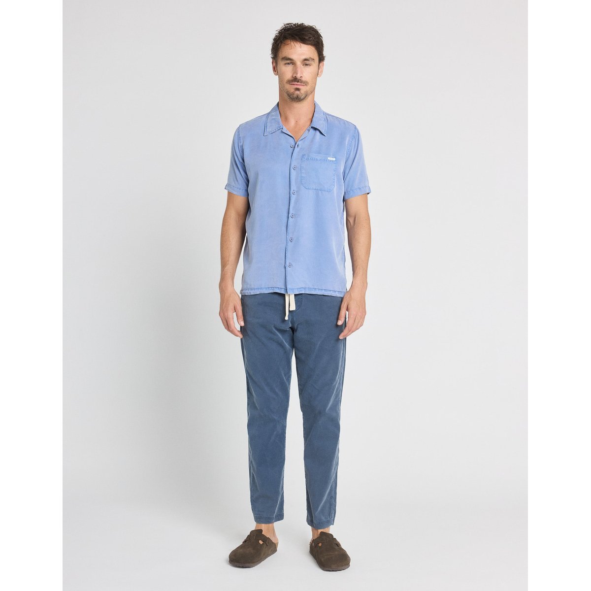 PANTALON LOOSE DRESS bleu royal, PULLIN