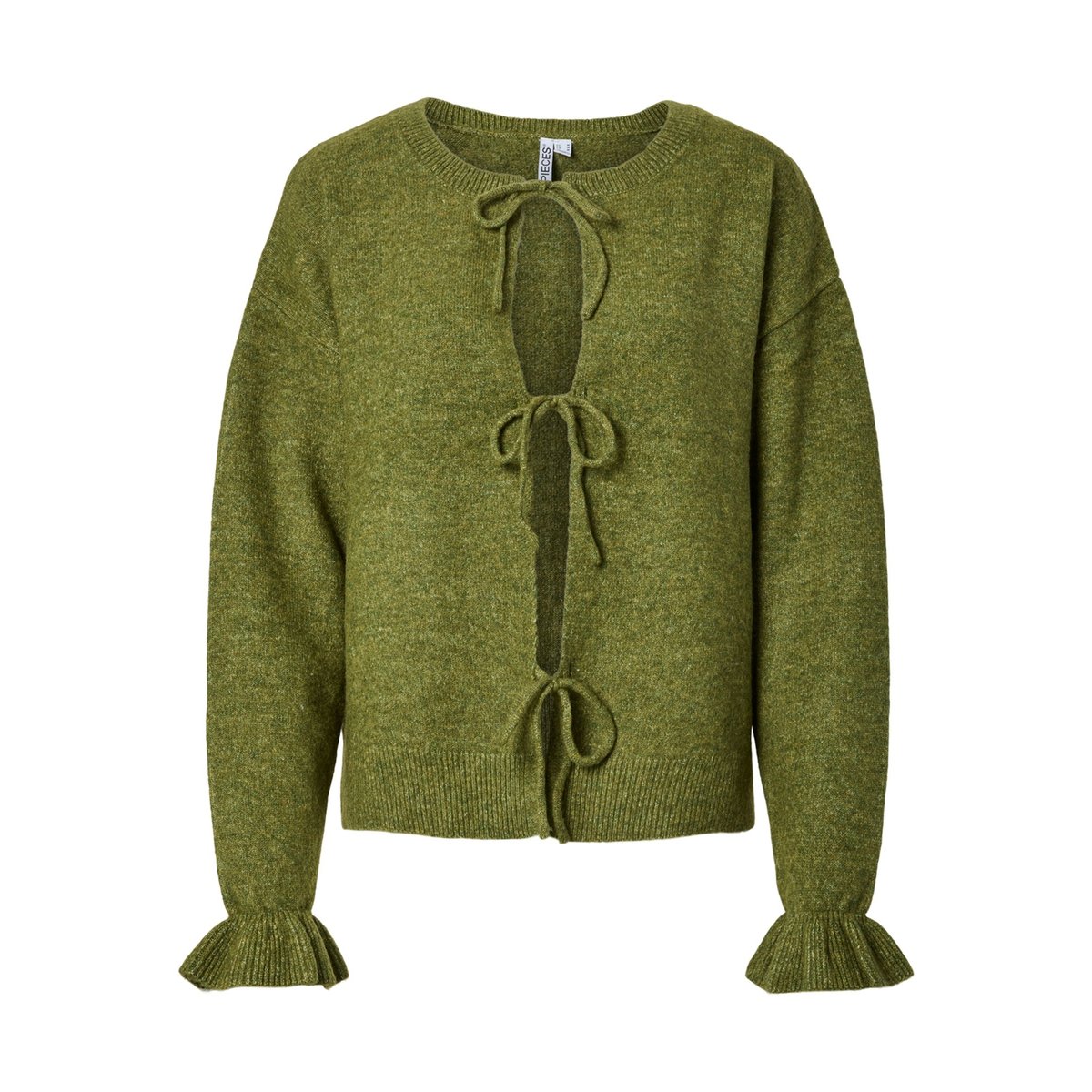 Cardigan En Maille jaune - sphagnum1, PIECES