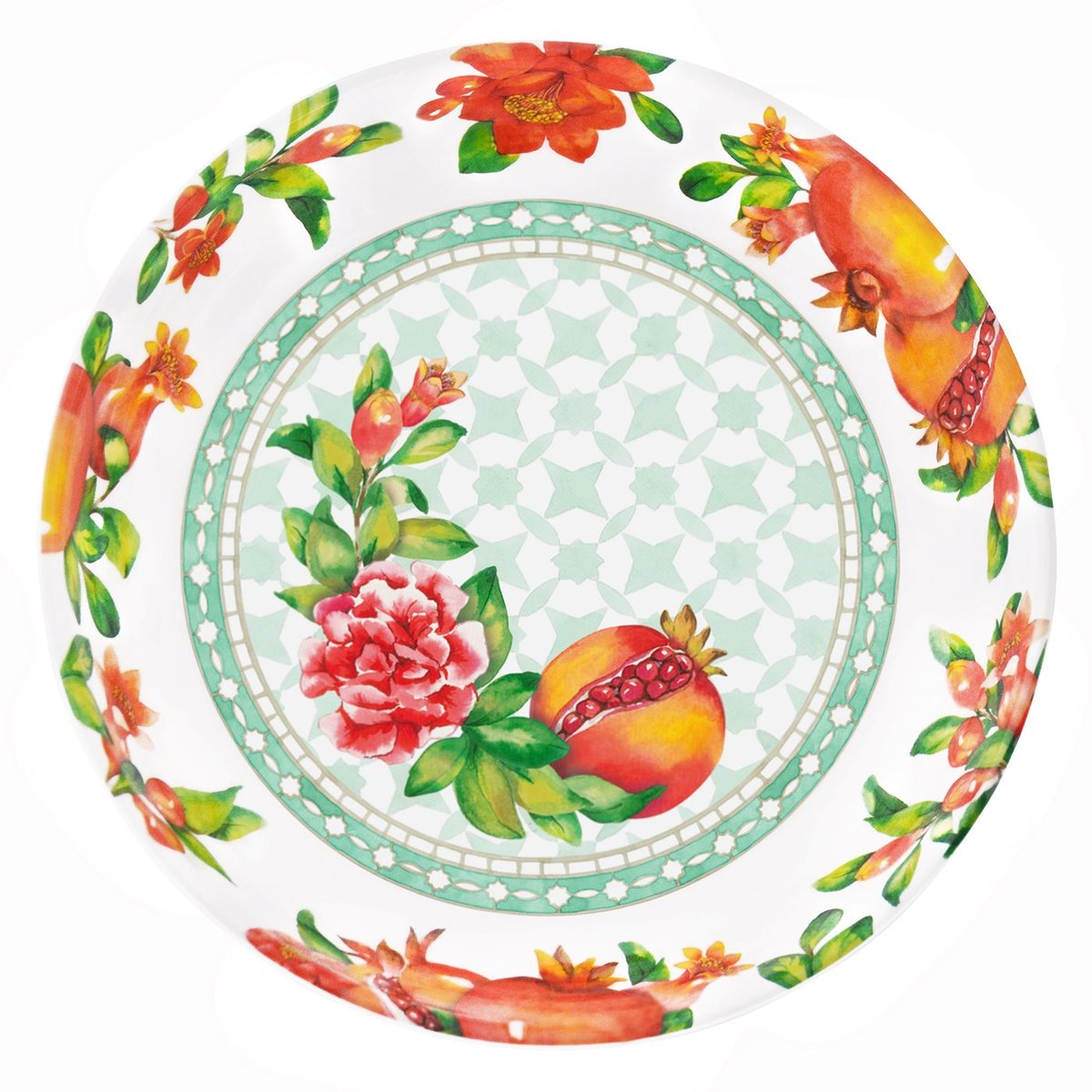 Assiette creuse mélamine Seville 20 cm couleur unique, LES JARDINS DE LA COMTESSE