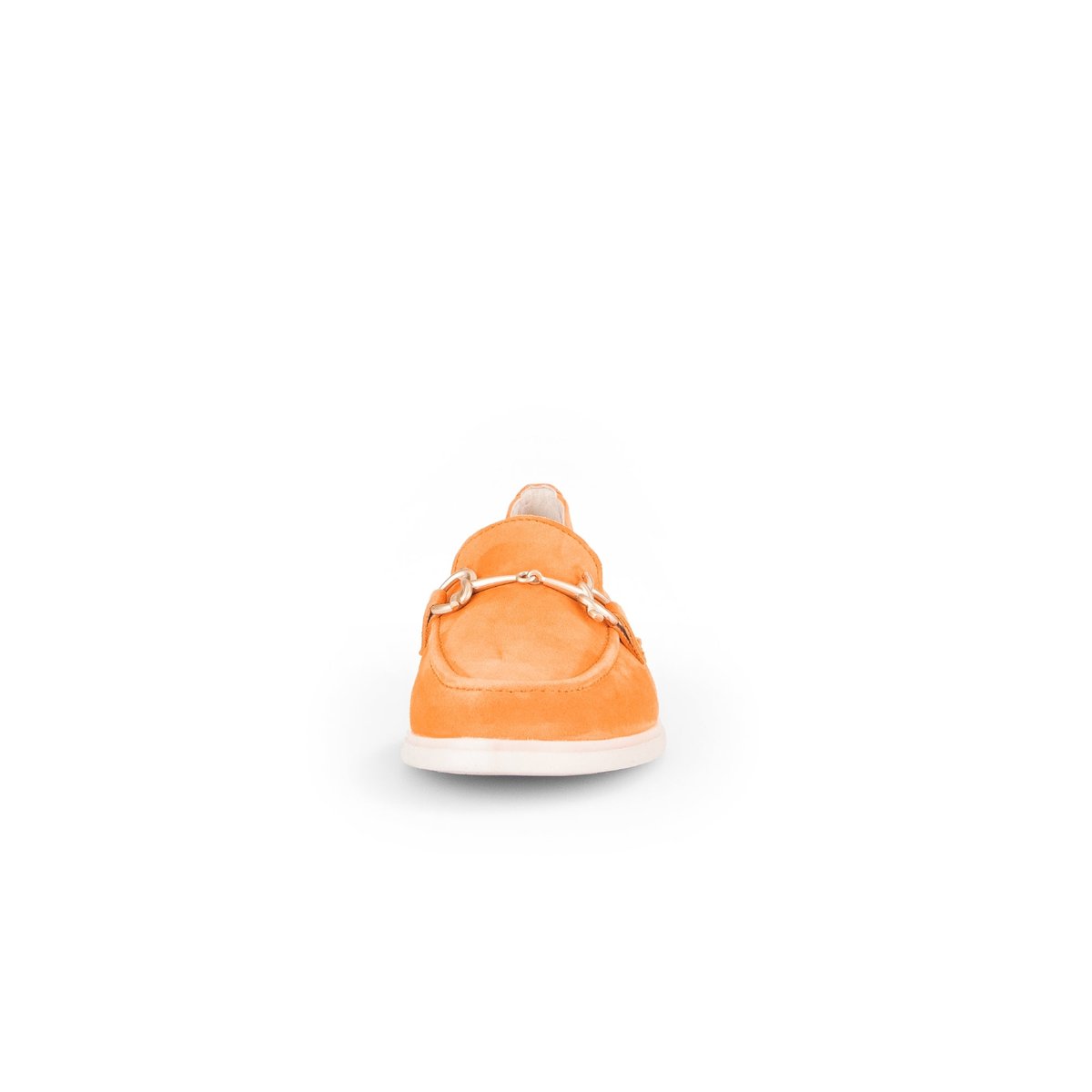 Mocassins en velours à talon talon bloc dessus/effet galvanisé jaune velours, GABOR