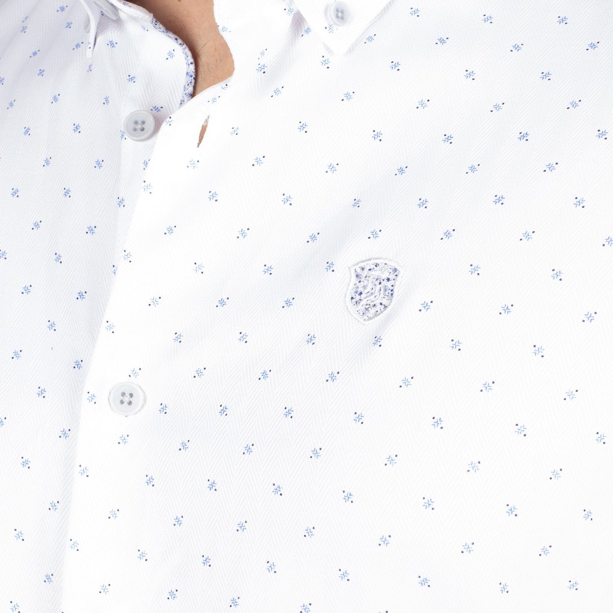 Chemise liberty nacre blanc, SHILTON