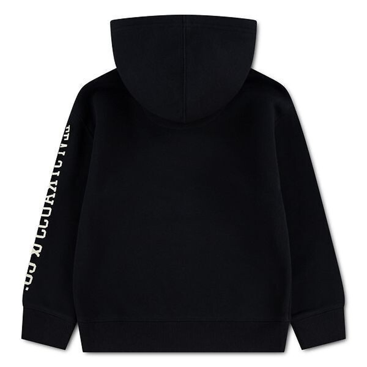 Kapuzen-Sweatshirt aus Molton mit Schriftzug auf einem Ärmel schwarz, LEVI'S KIDS