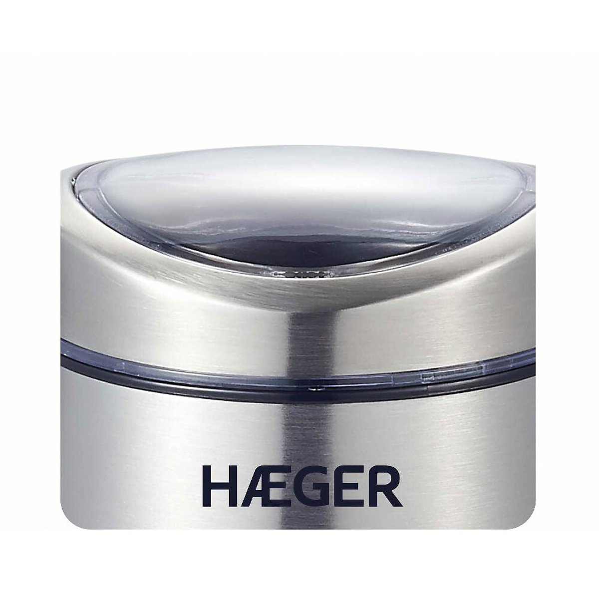 Moinho de café Aroma, HAEGER inox, HAEGER