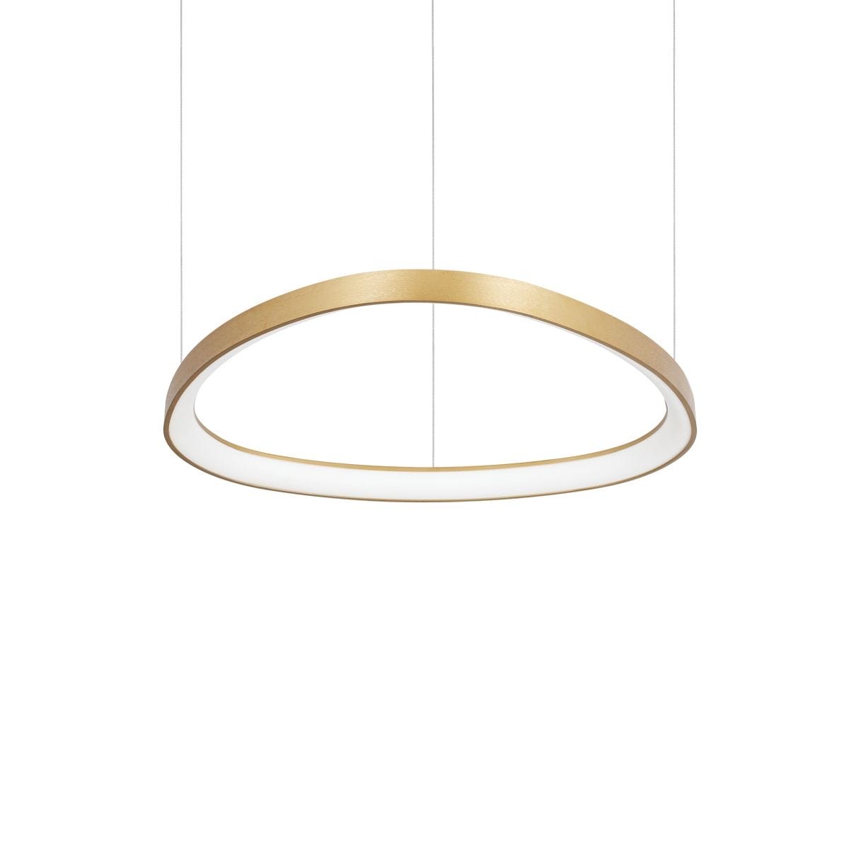 Suspension    lumière chaude  GEMINI laiton, IDEAL LUX