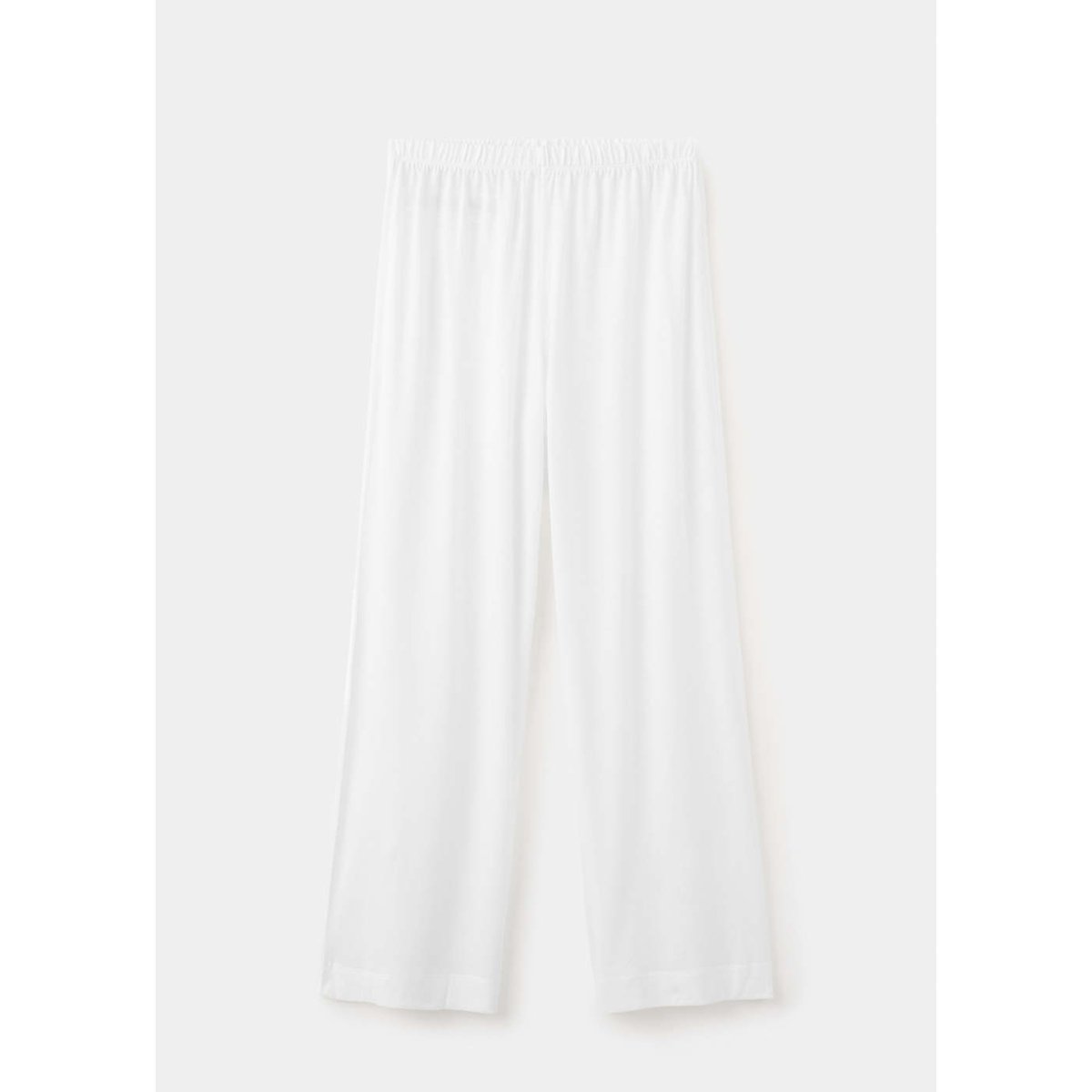 Pantalon basique en lyocell blanc, MANGO