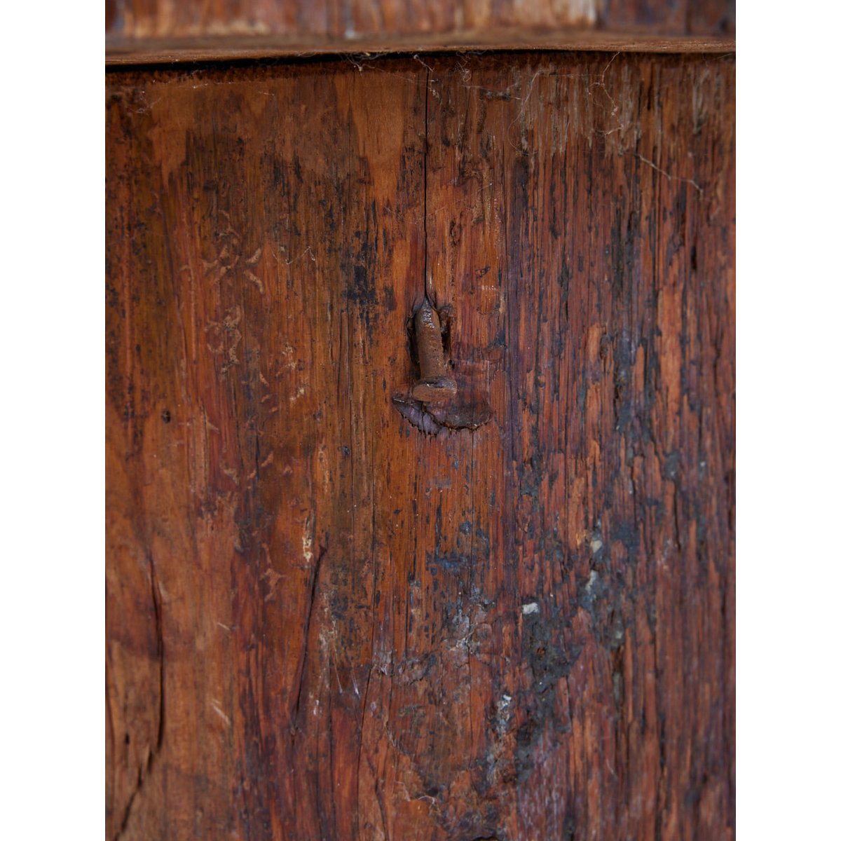 Table de salon en bois brut Donna N°1074 - Bon état bois foncé, DEBONGOUT