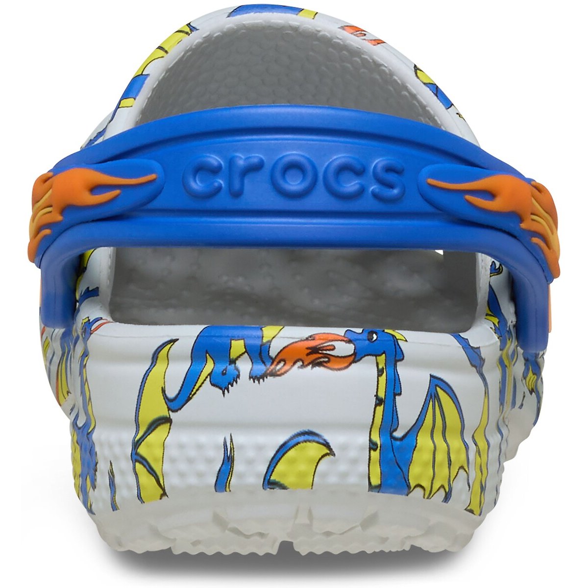 Klassieke klompen Dragon Graphic bedrukt grijs, CROCS