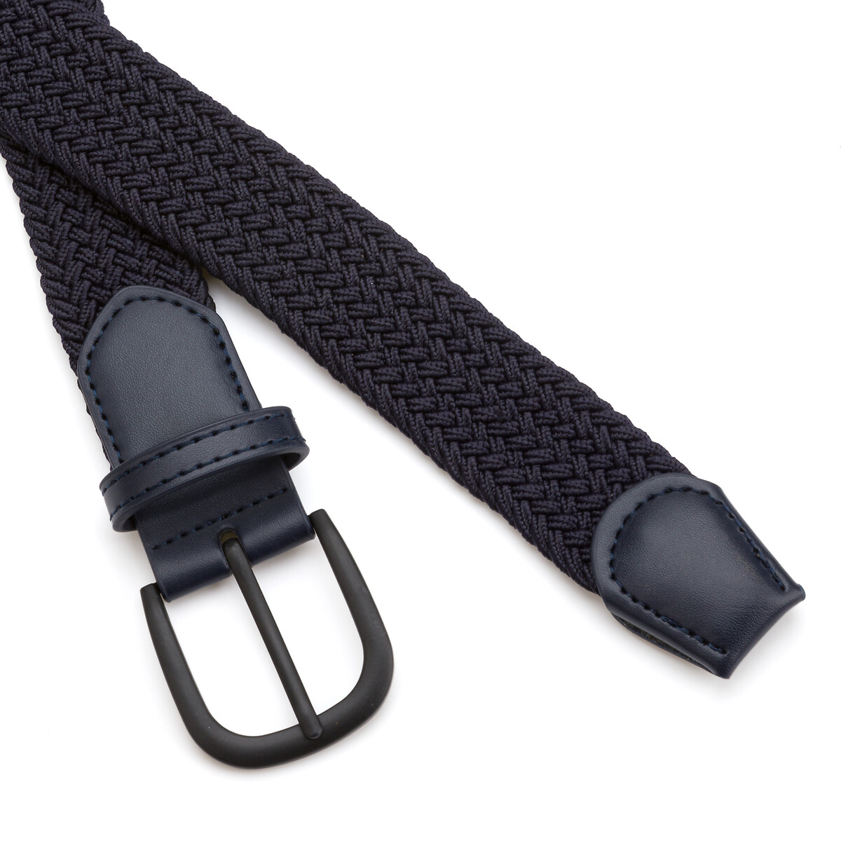 Gevlochten riem marineblauw, LA REDOUTE COLLECTIONS