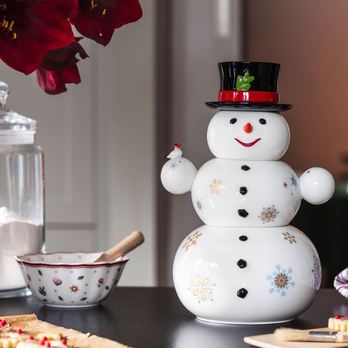 Boîte, Bonhomme De Neige CHRISTMAS TOYS couleur unique, VILLEROY & BOCH