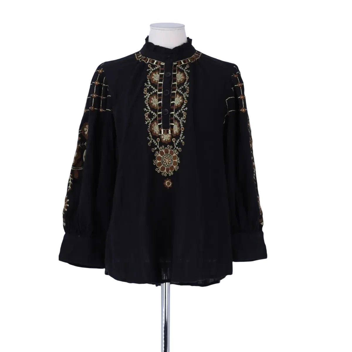 Blouse - Très Bon État noir, ANTIK BATIK