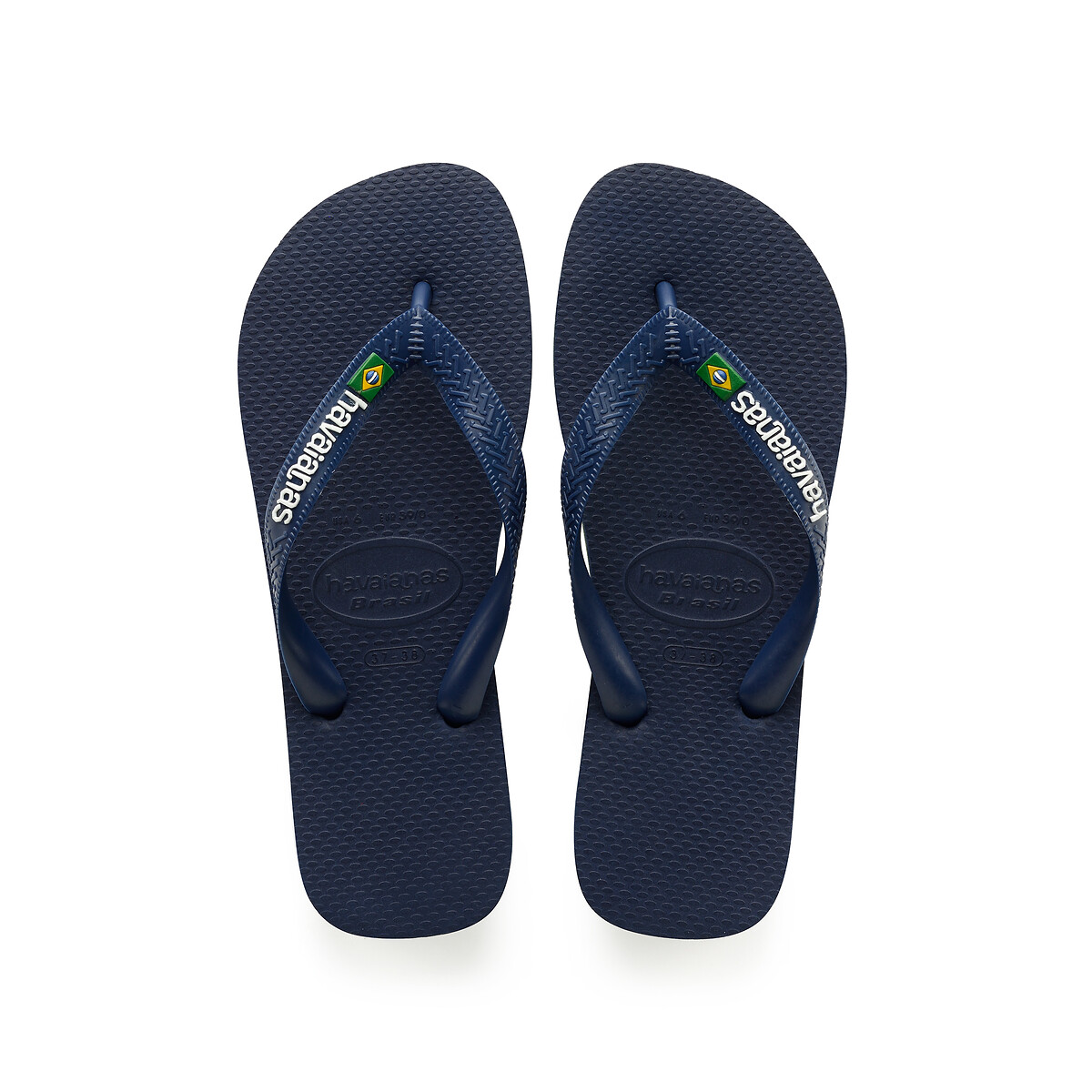 Infradito Brasil Logo blu, HAVAIANAS