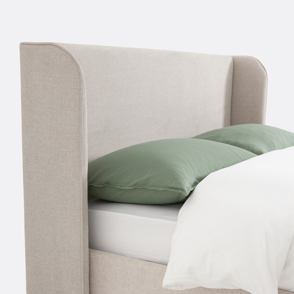 Lit coffre avec sommier relevable, Nasik beige, LA REDOUTE INTERIEURS