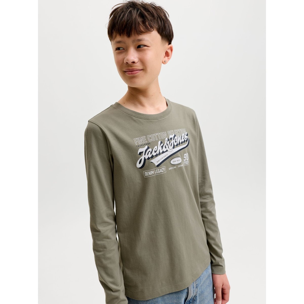 T-Shirt vetiver, JACK & JONES JUNIOR