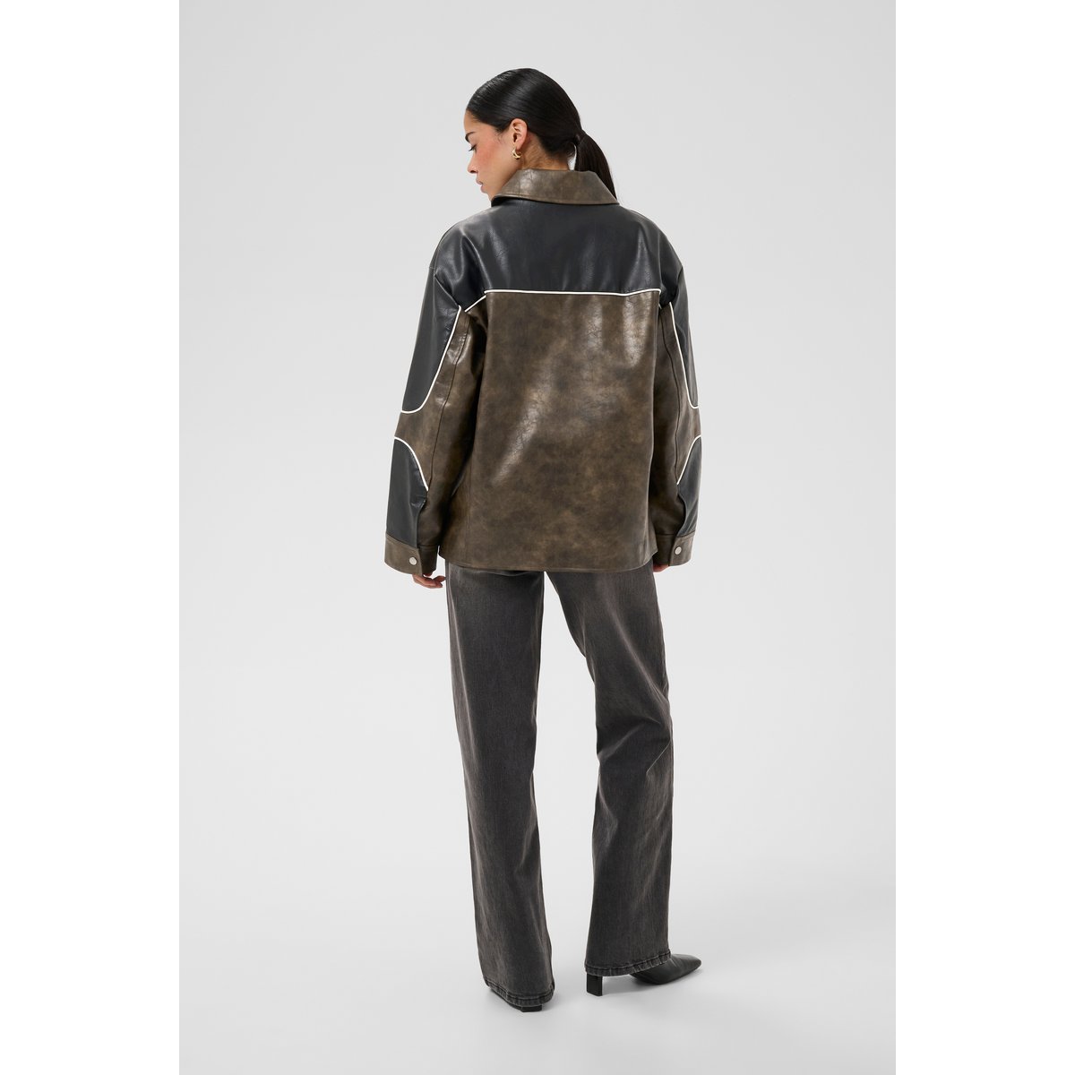 Manteau marron coffee bean, KAFFE
