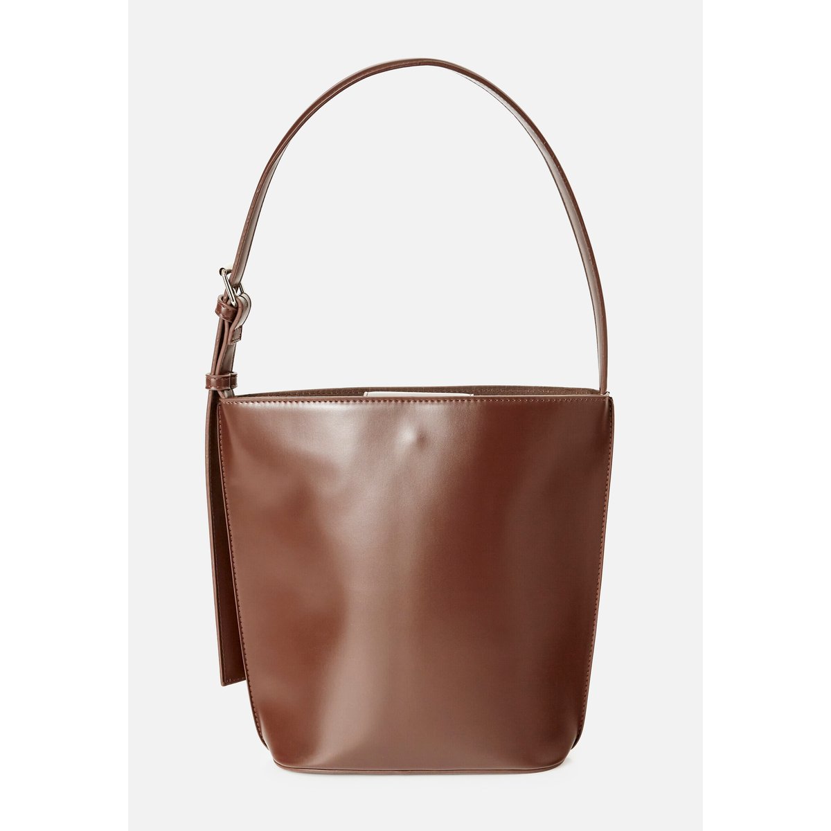 Sac forme seau marron chocolat, DAMART