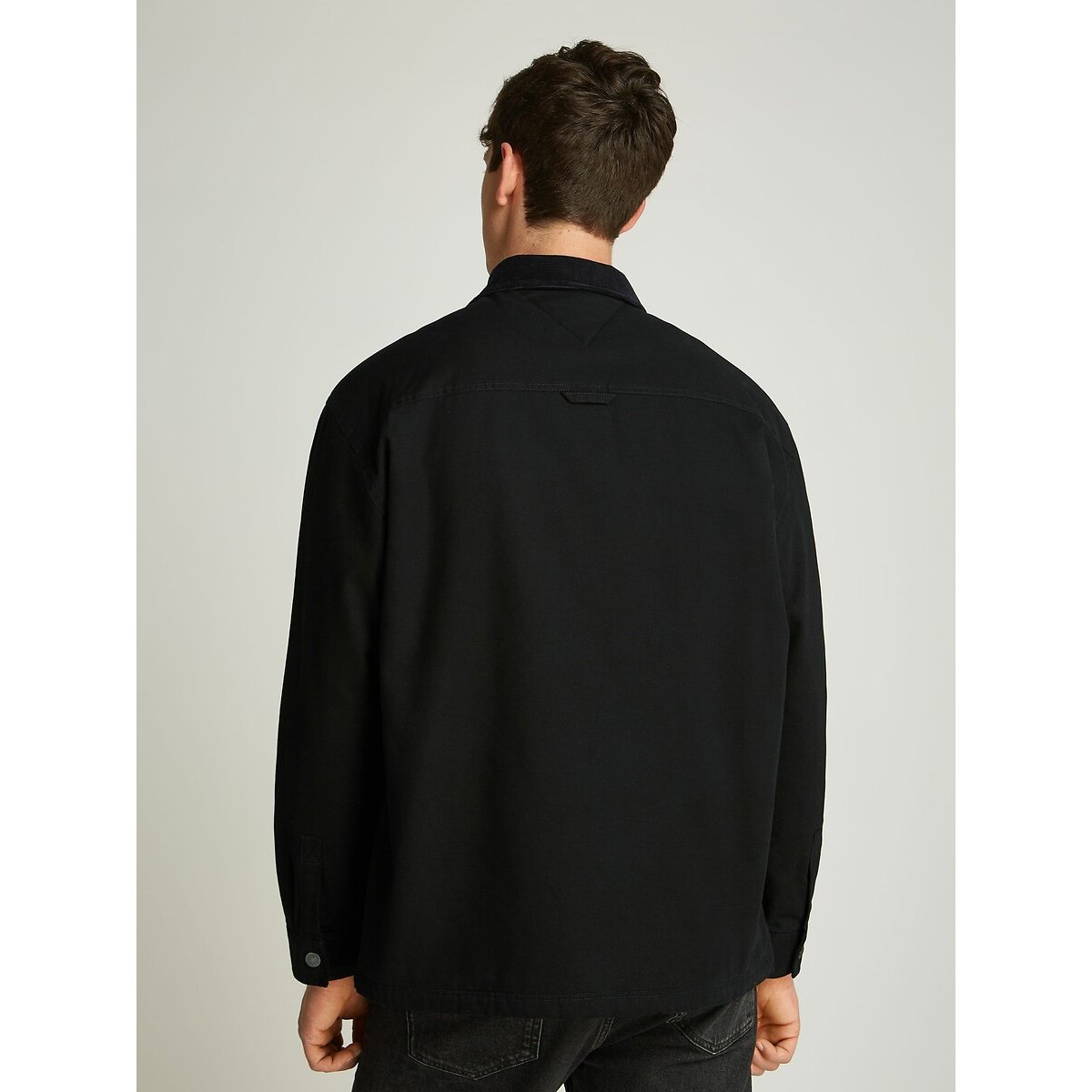 Surchemise col velours noir, TOMMY JEANS
