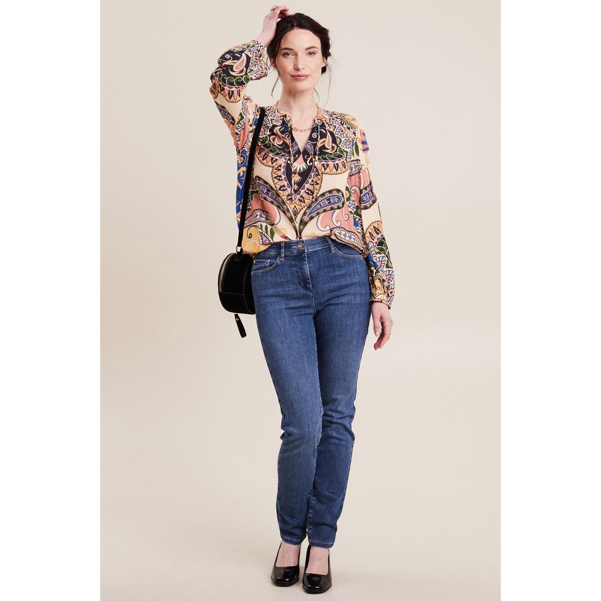 Blouse manches longues bleu, BREAL
