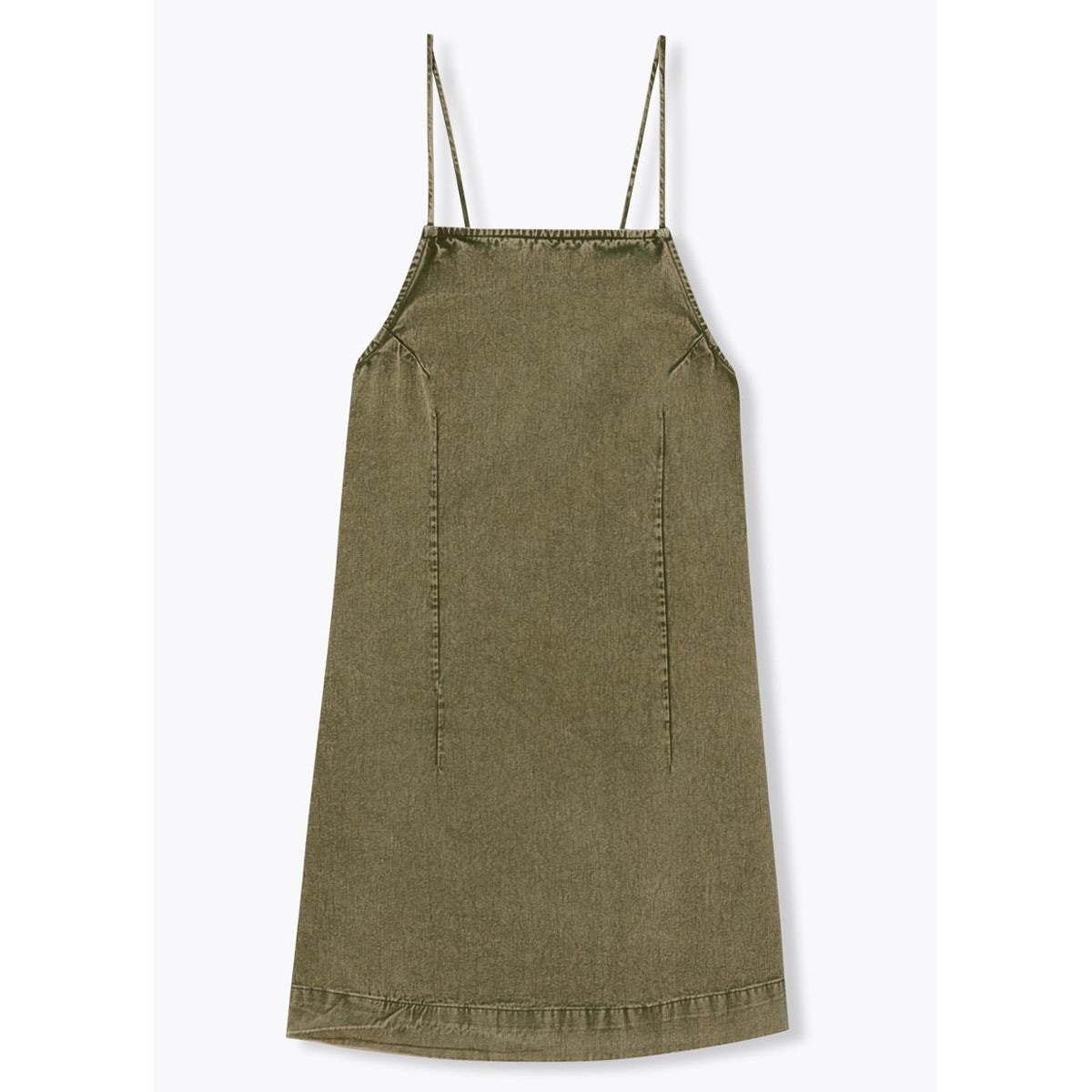 Robe courte en jean kaki, PROMOD