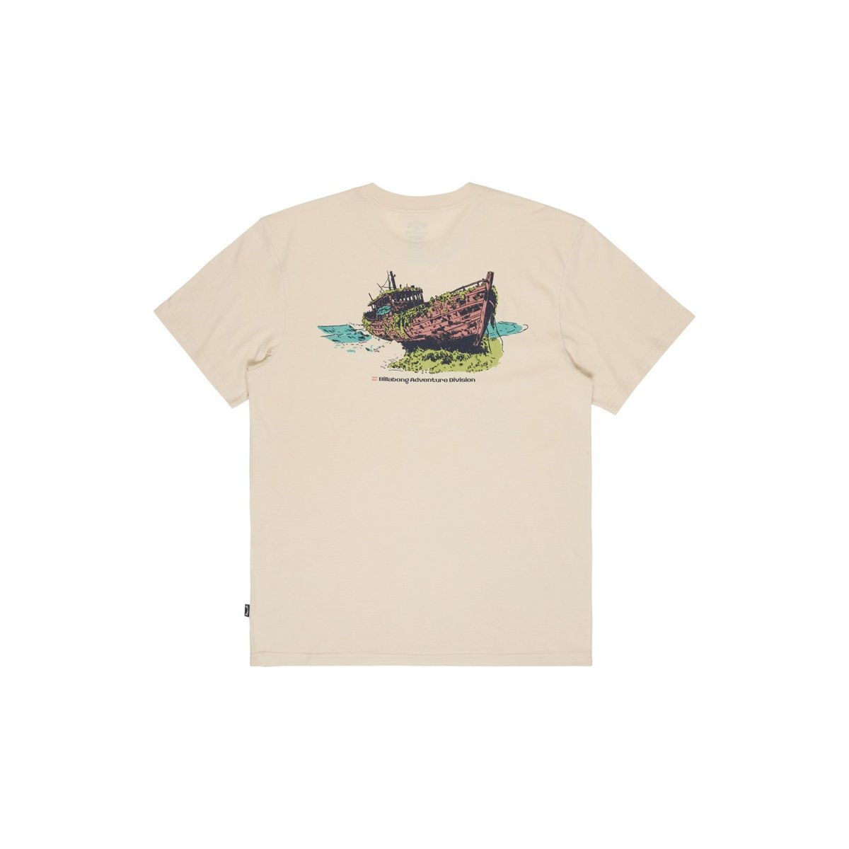 T shirt manches courtes ABANDON beige oatmeal, BILLABONG