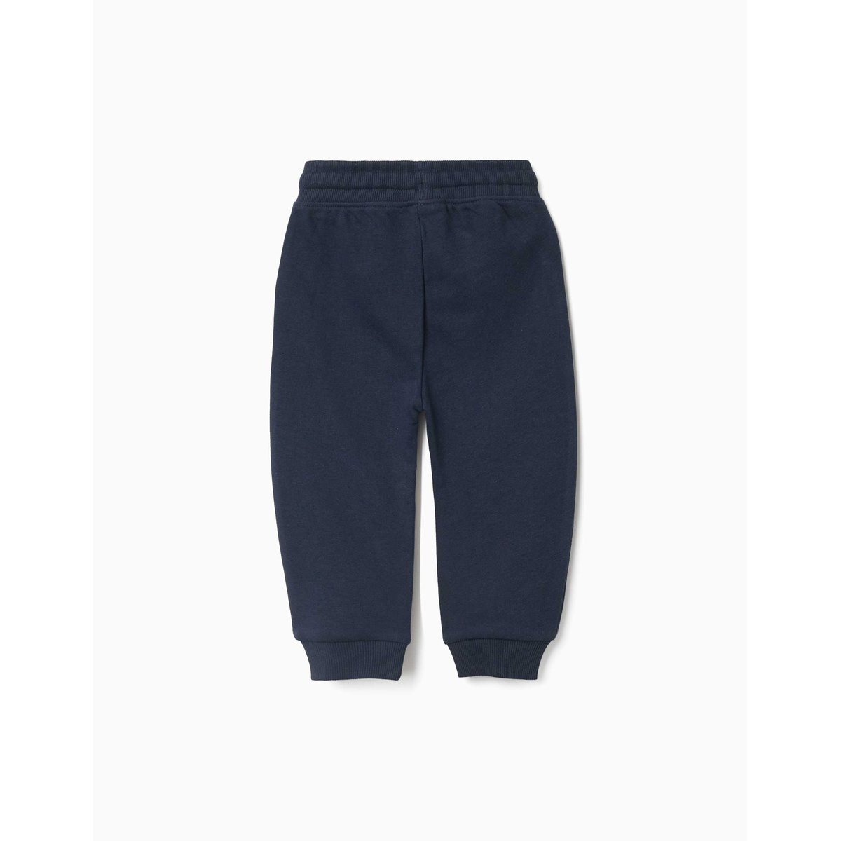 Pantalon de jogging en molleton avec cordon de serrage et imprimé bleu foncé, ZIPPY