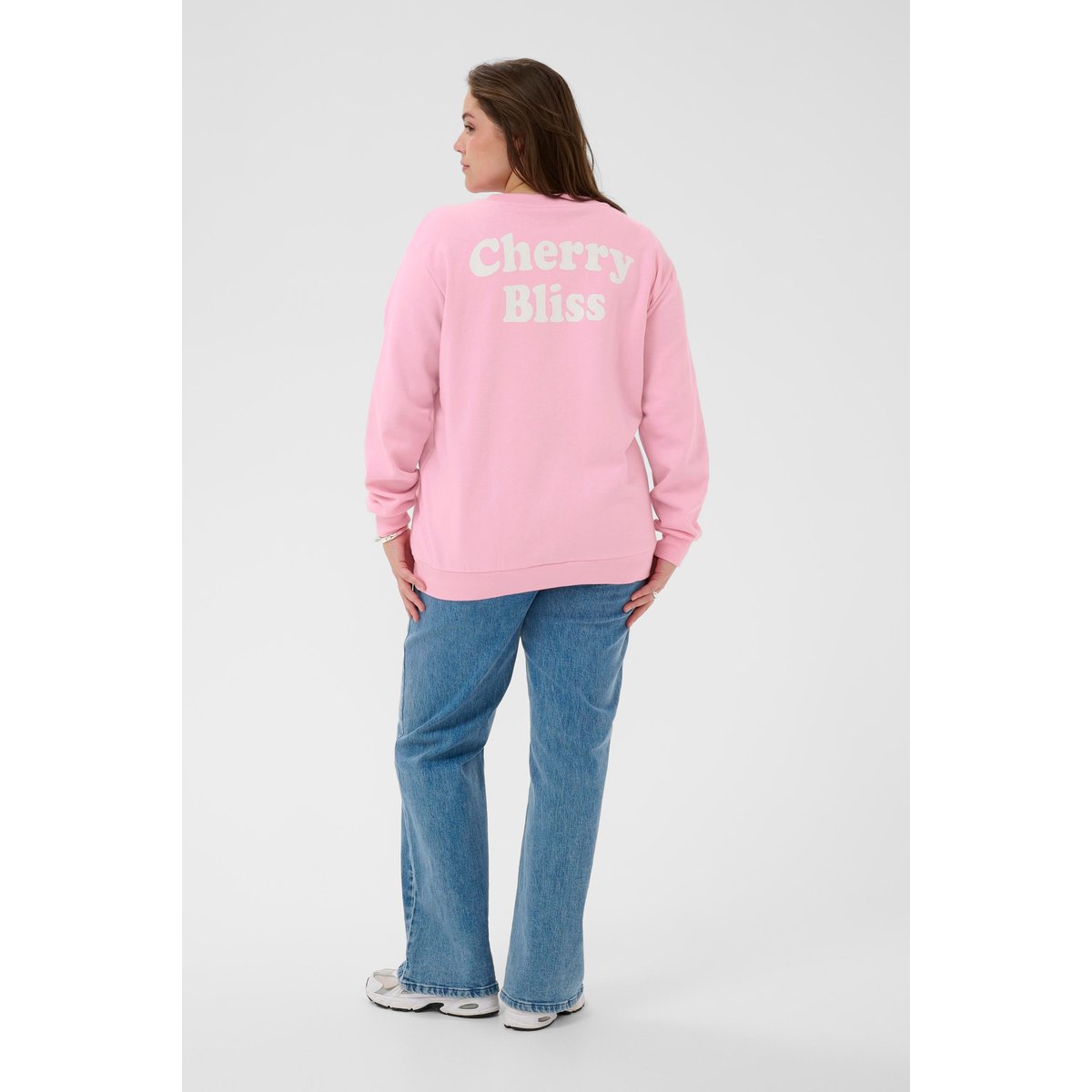 Sweatshirt rose pink frosting, KAFFE CURVE