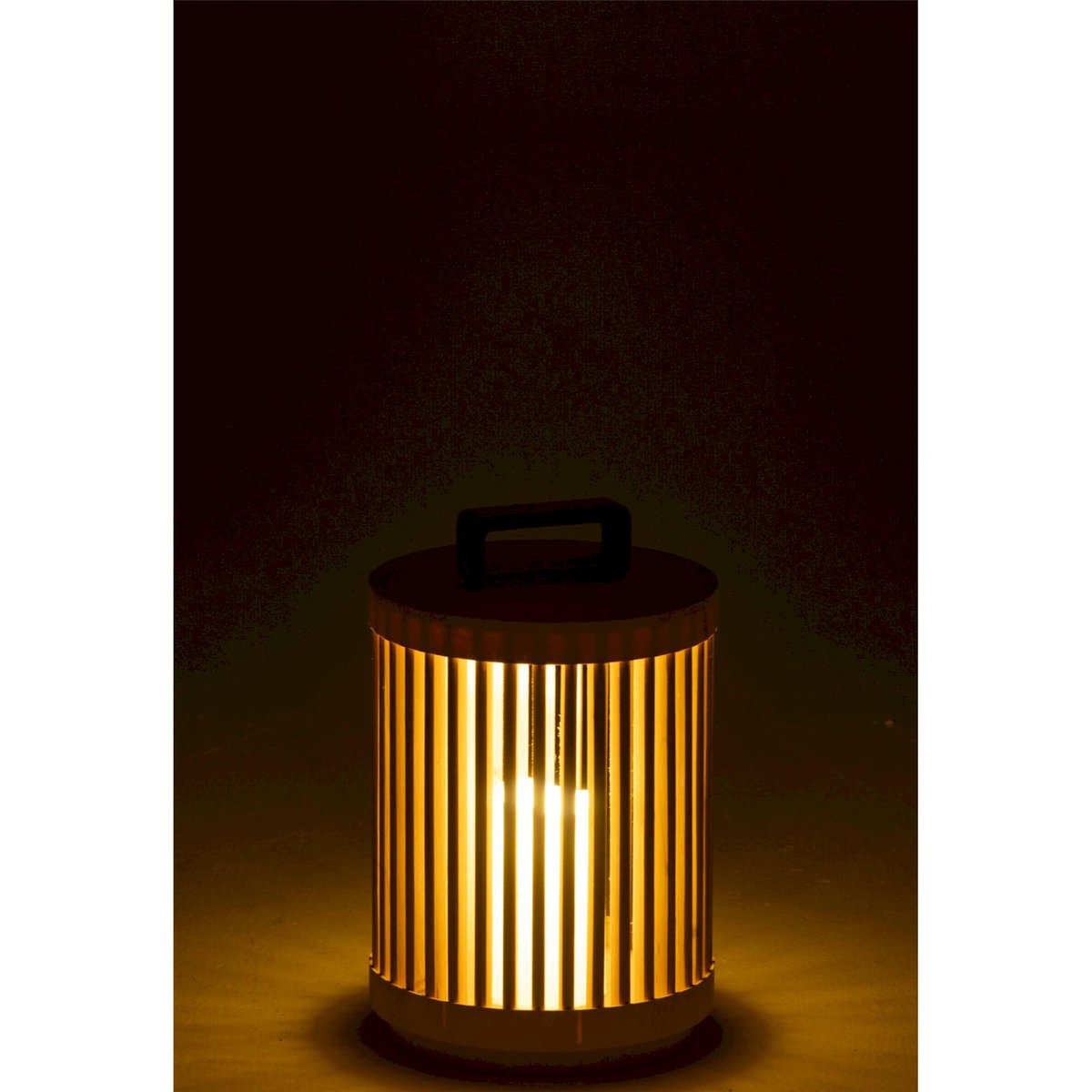 Lampe cylindre en bois à LED naturel, RECOLLECTION