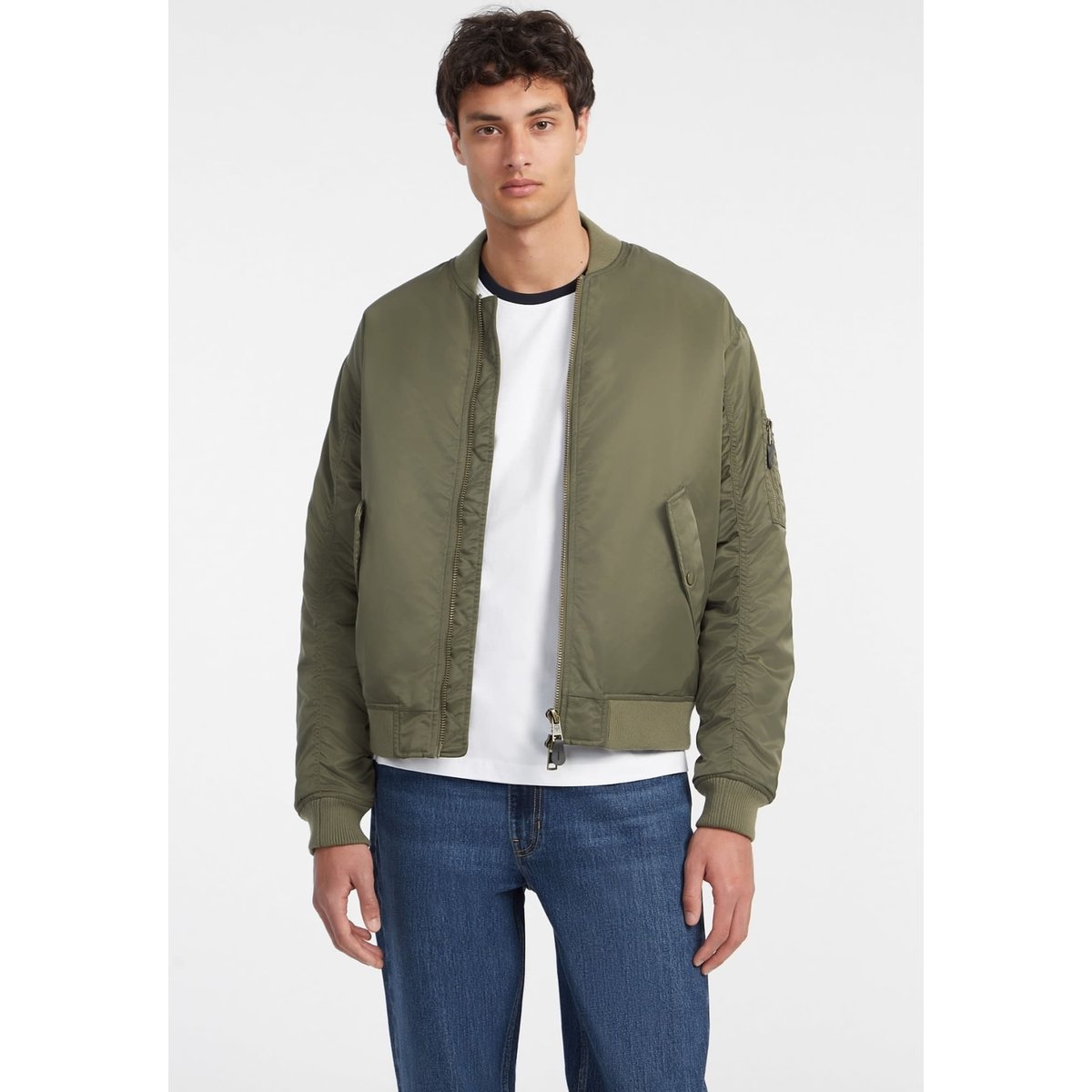 Blouson Bomber vert olive, GUESS JEANS