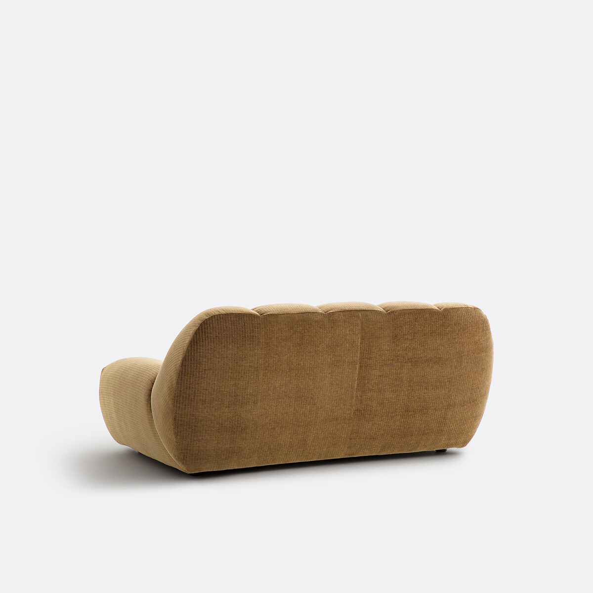 Canapé velours côtelé vintage 2 places, Nuria bronze, LA REDOUTE INTERIEURS