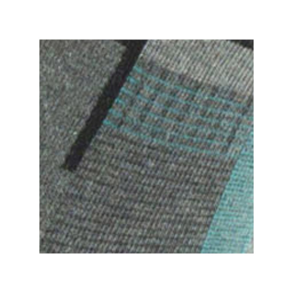 Mi-chaussettes Homme motifs géométriques Coton majoritaire MADE IN FRANCE gris, KINDY