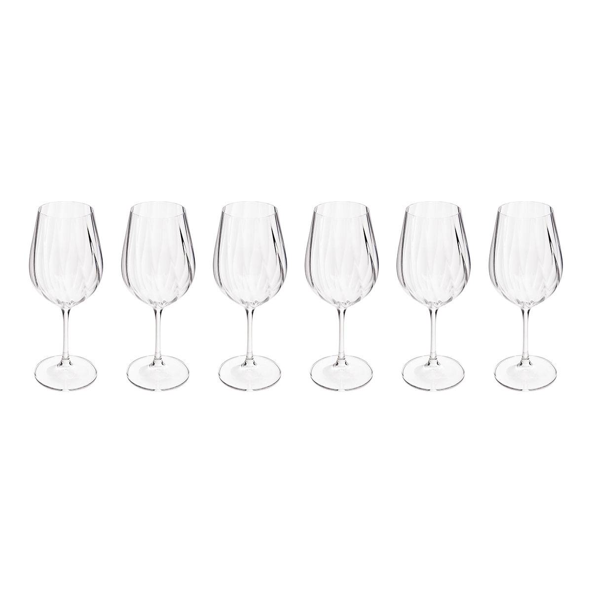 Lot de 6 verres à eau en Cristallin NEVA transparent, ATMOSPHERA