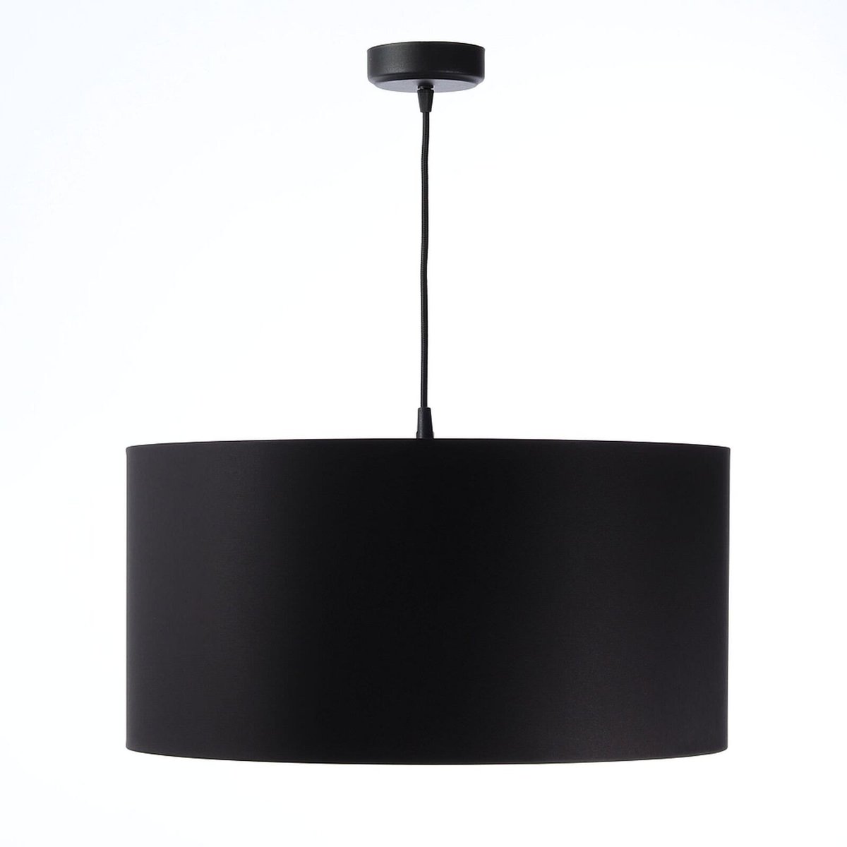 Suspension en tissu satin, GLAM noir et intérieur bleu néon, BPS KONCEPT