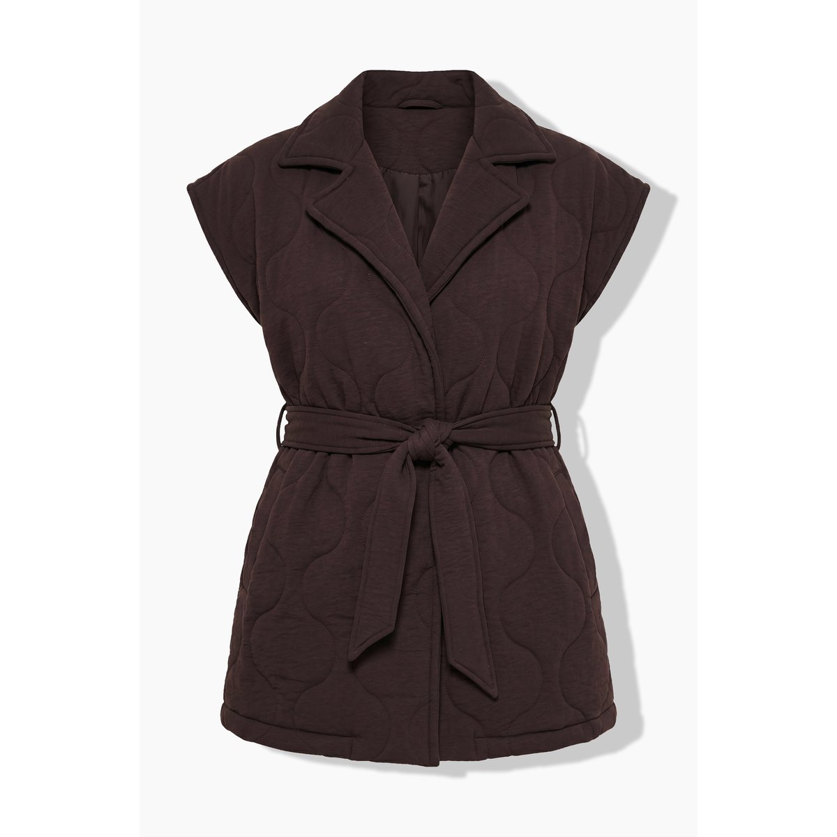 Gilet matelassé (sans manches) acajou, ULLA POPKEN