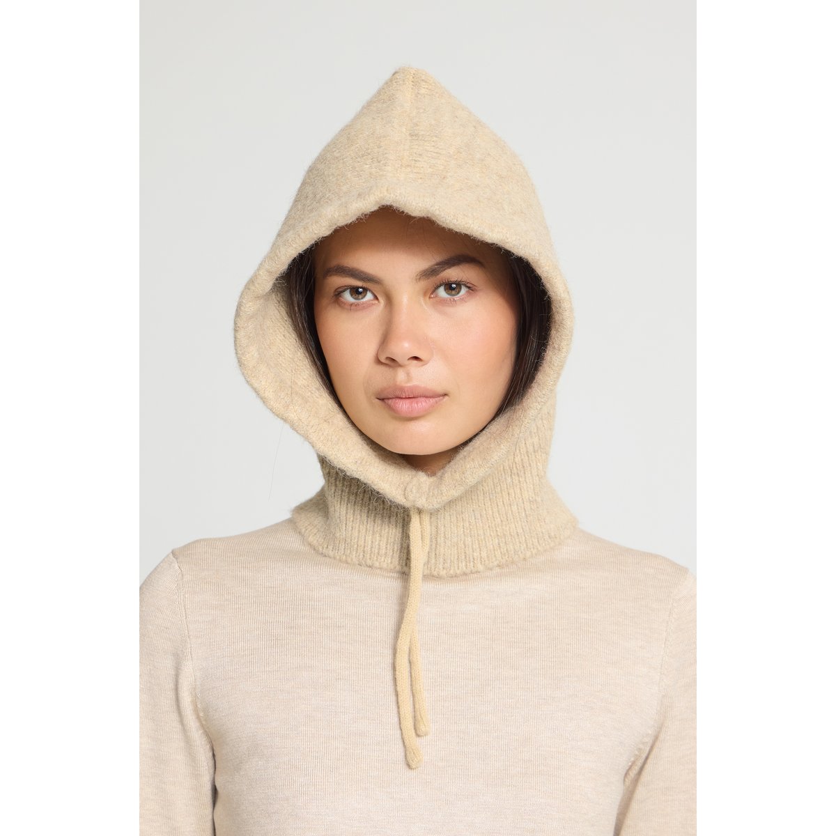 Bonnet beige oatmeal melange, ICHI