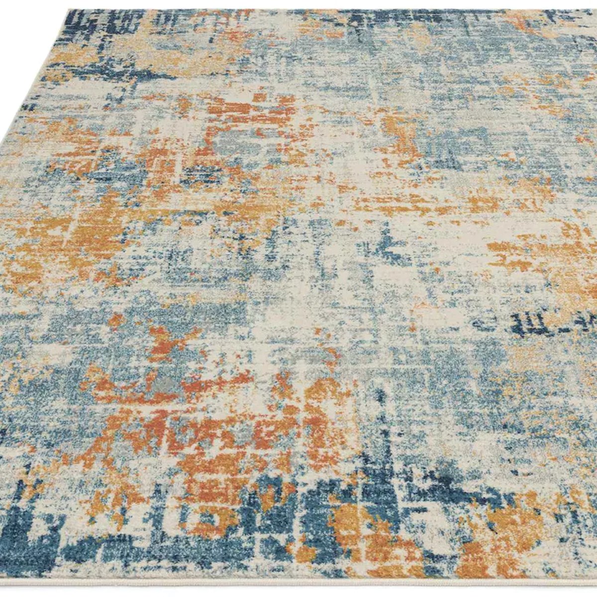Tapis salon et chambre moderne tissé plat MIRAGE multicolore, NOVATREND