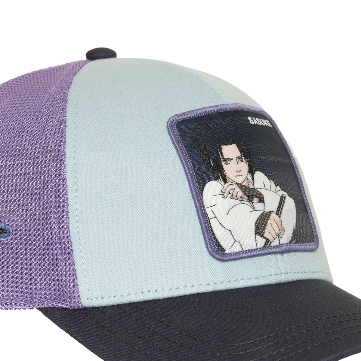 Casquette trucker Naruto Shippuden bleu/violet/bleu marine/blanc, CAPSLAB