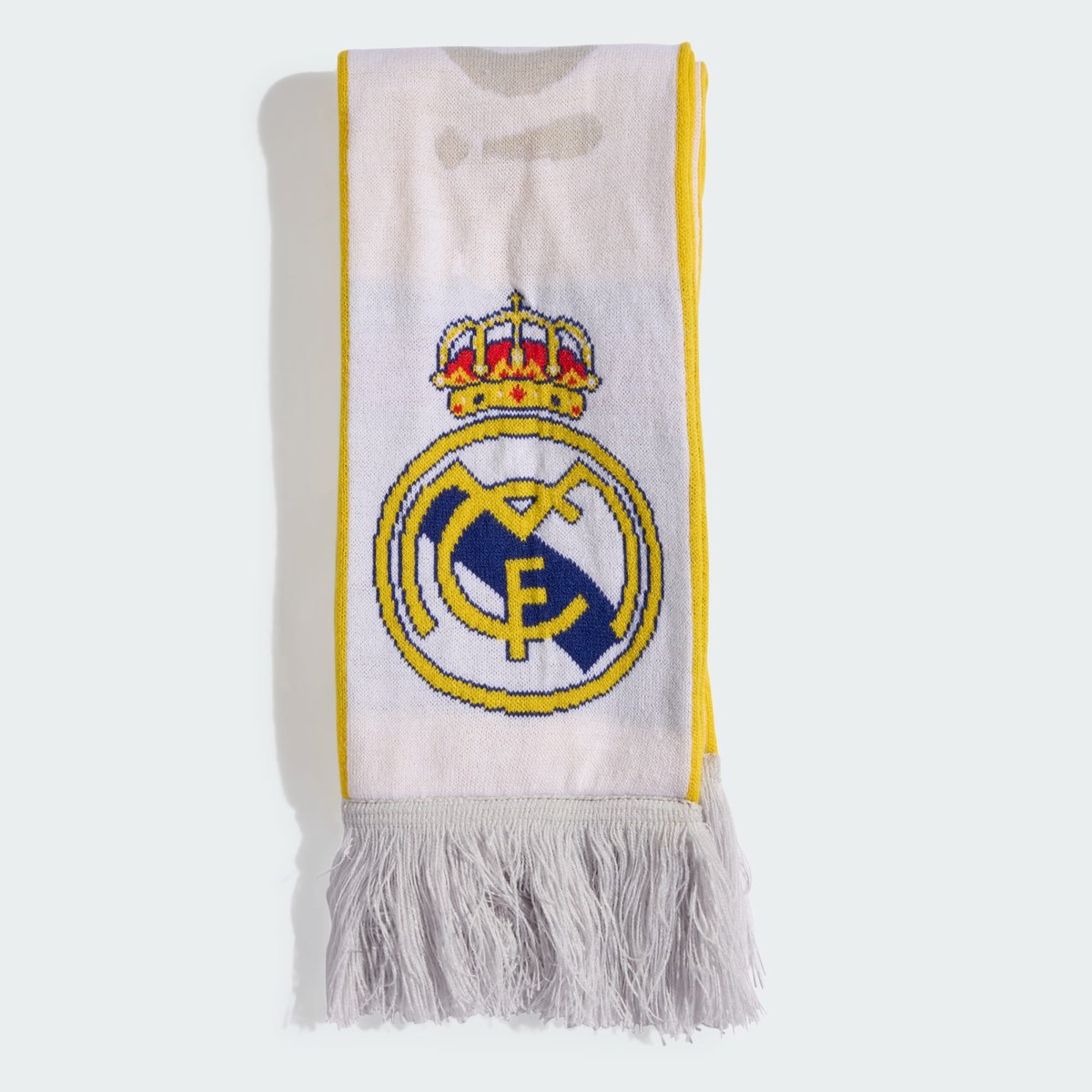 Écharpe Domicile Real Madrid Écharpe Domicile Real Madrid white / bold gold / light solid grey, adidas Performance
