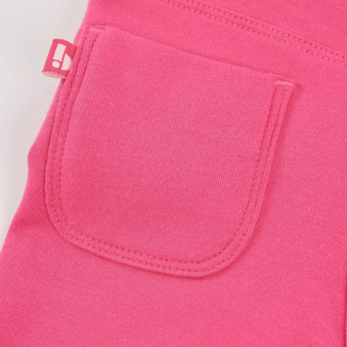 Pantalon molleton fille élastique pink, BOBOLI
