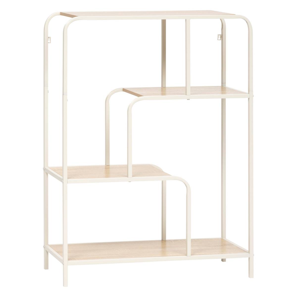 Console 2 étagères CURVY beige, 5FIVE SIMPLY SMART