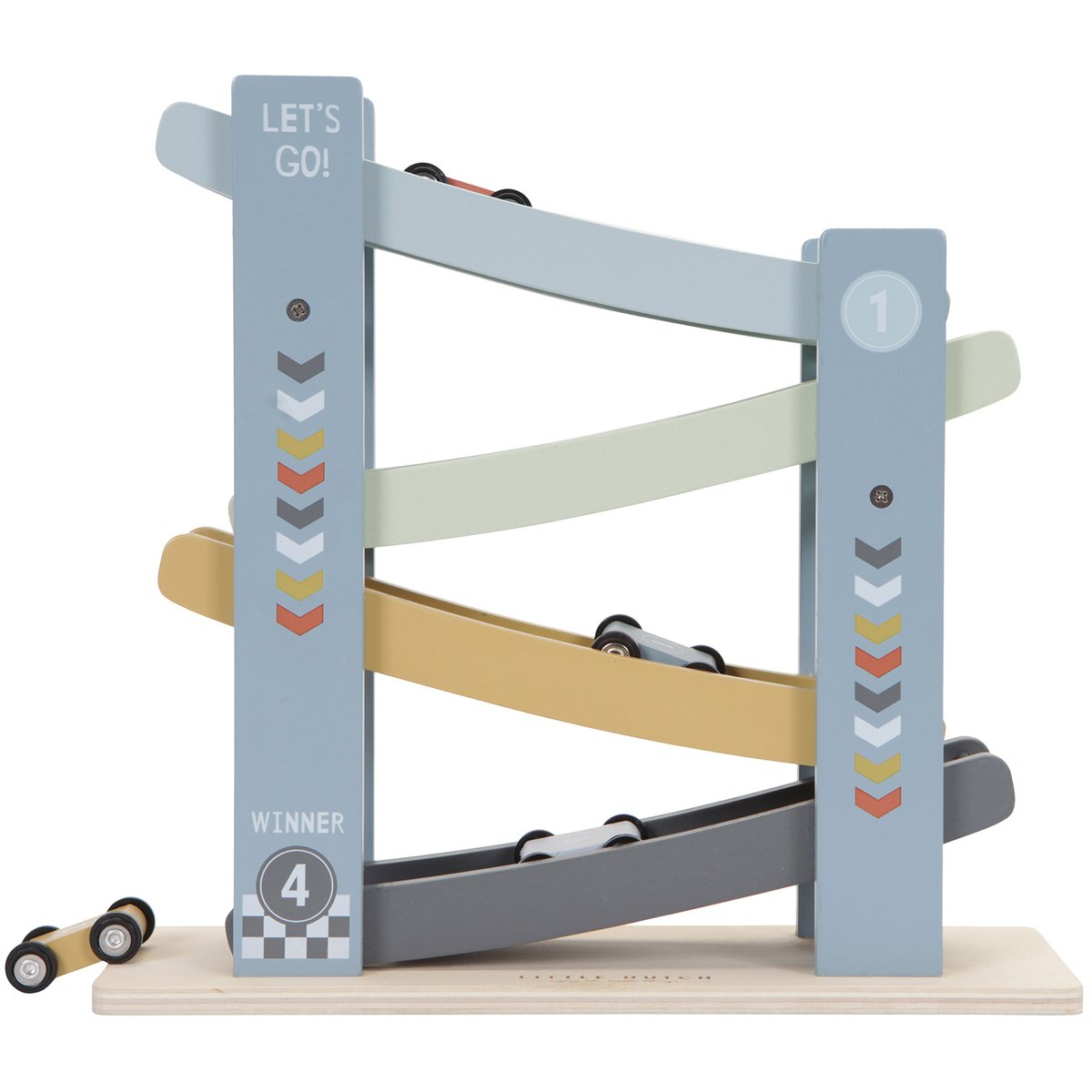 Rampe de course bleu, vert, gris, LITTLE DUTCH