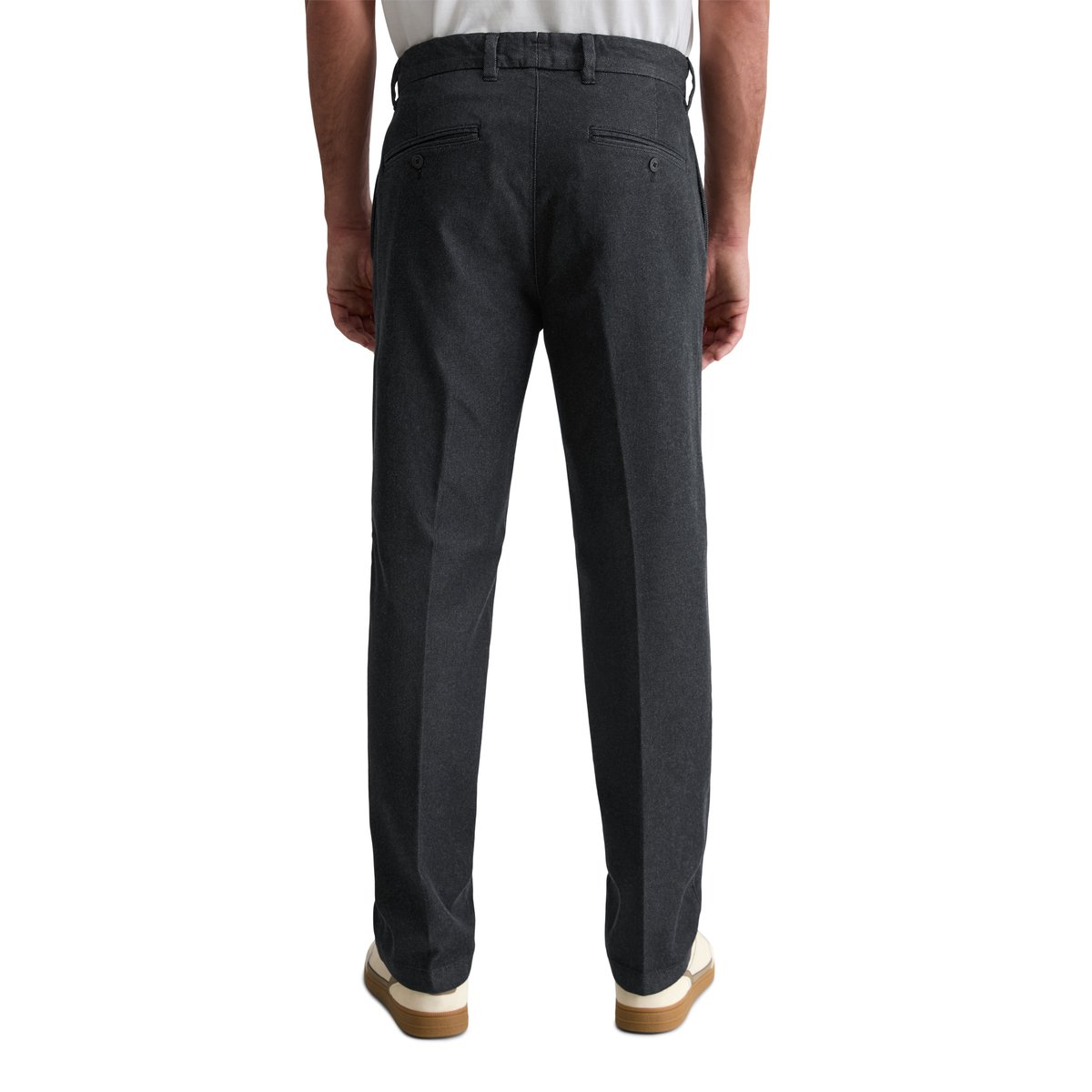 Pantalon modèle Bunkris droit en denim de coton bio bleu foncé, MARC O'POLO