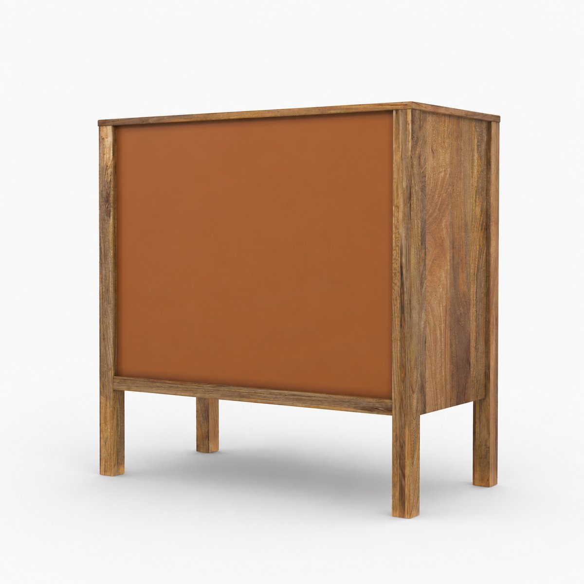 Commode en bois de manguier et cannages 3 tiroirs - TIKI bois clair, MAISON PAVANE