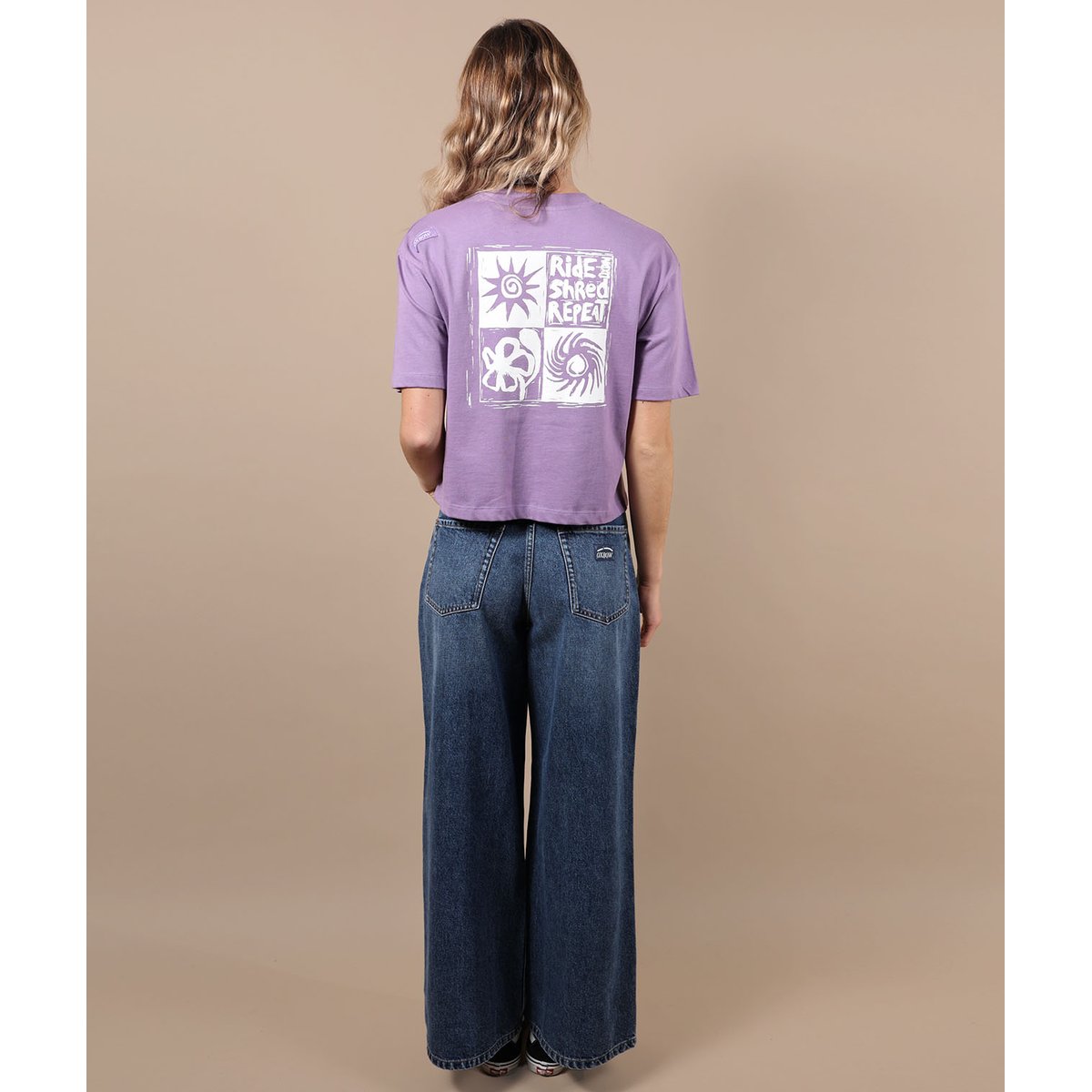 Tee-shirt manches courtes BRODYFLO purple haze, OXBOW