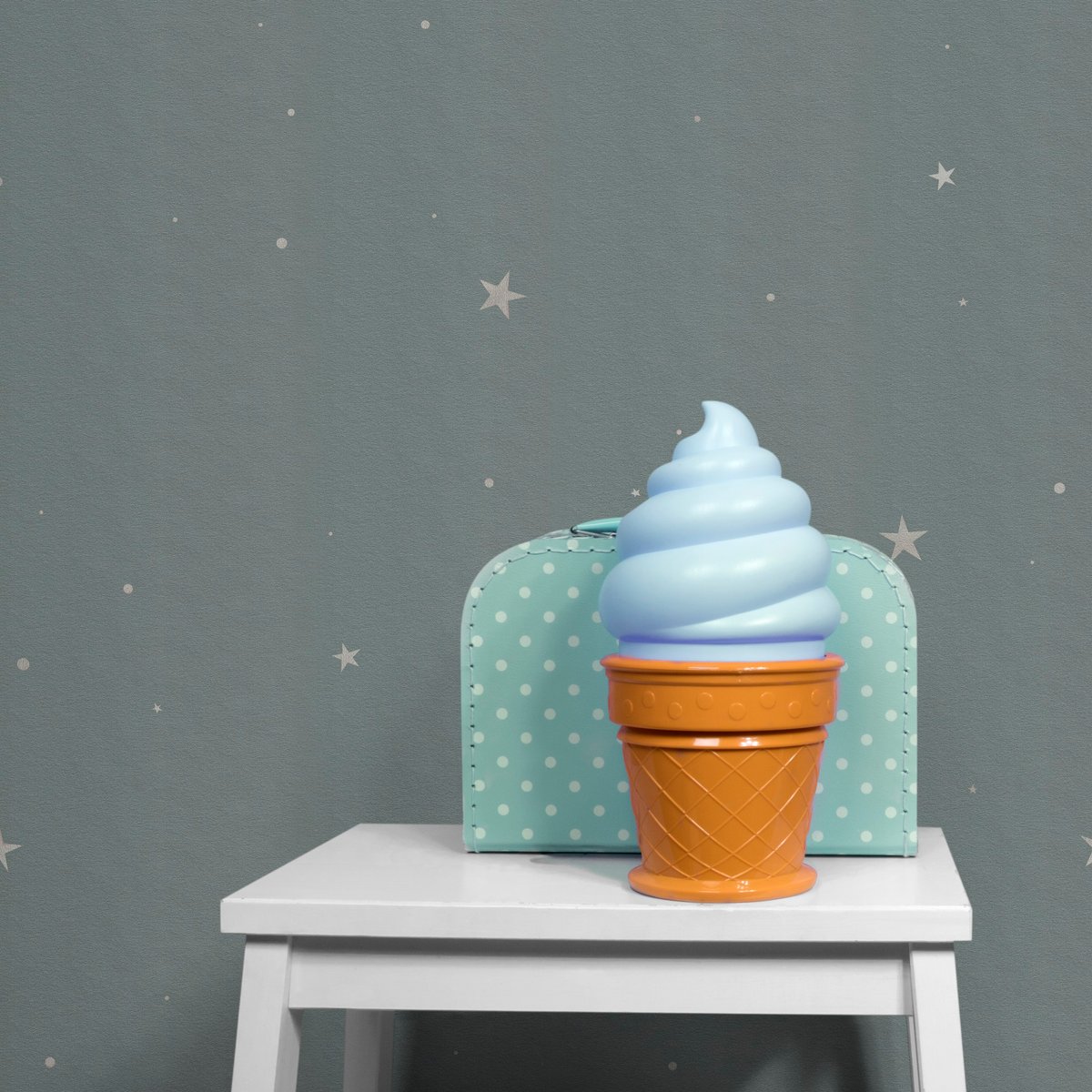 Papier peint Little stars vert, SUPERFRESCO EASY